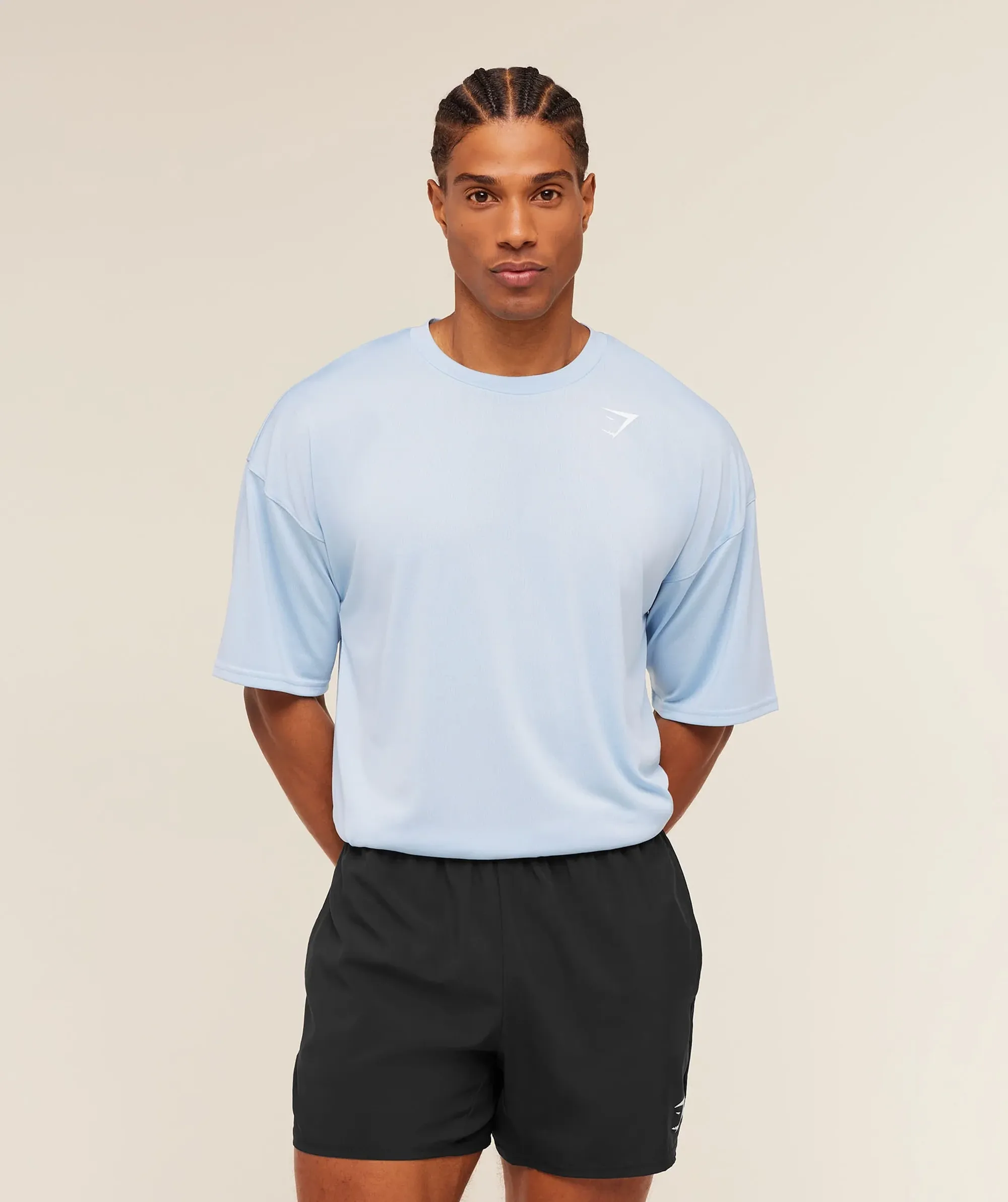 Gymshark Arrival Oversized T-Shirt - Chilled Blue