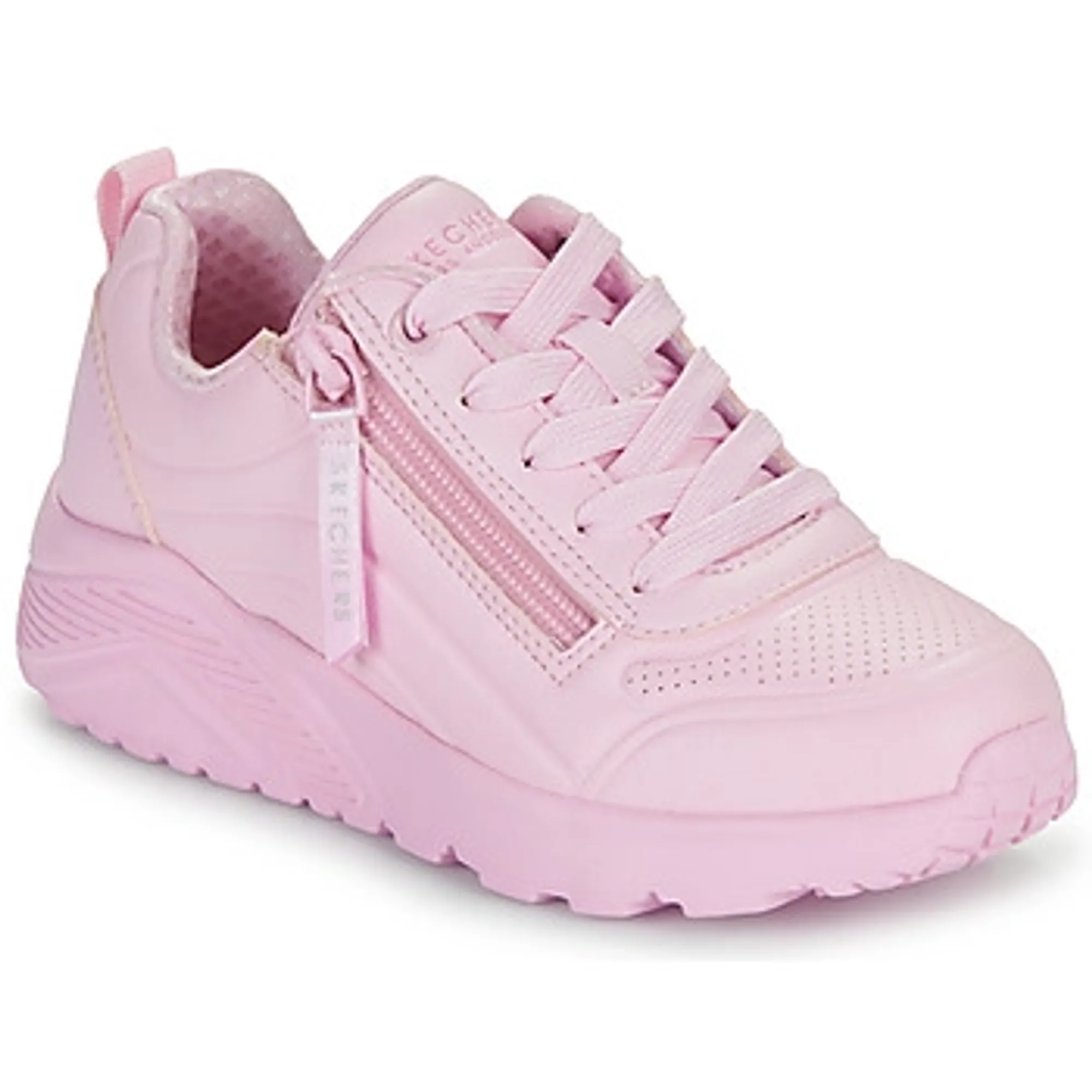Skechers  UNO LITE - EASY ZIP  girls's Children's Shoes (Trainers) in Pink