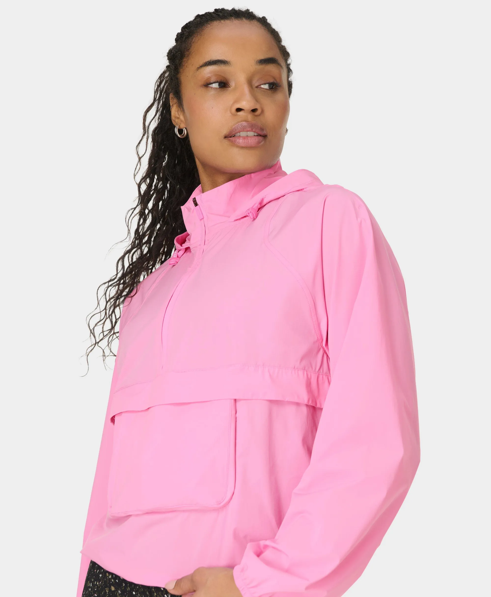 Sweaty Betty Runner's High Packaway Jacket, Pink, Women's M