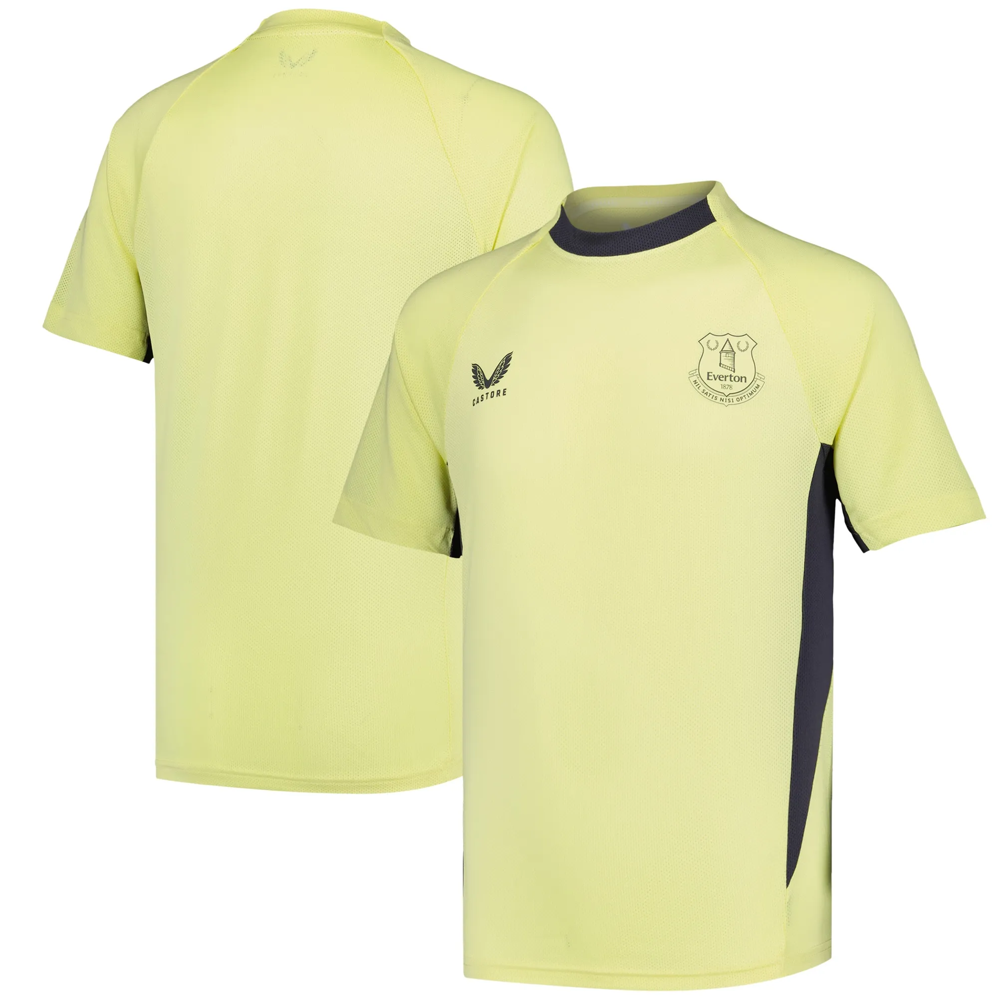 Everton Castore Players Training Top - Yellow - Kids