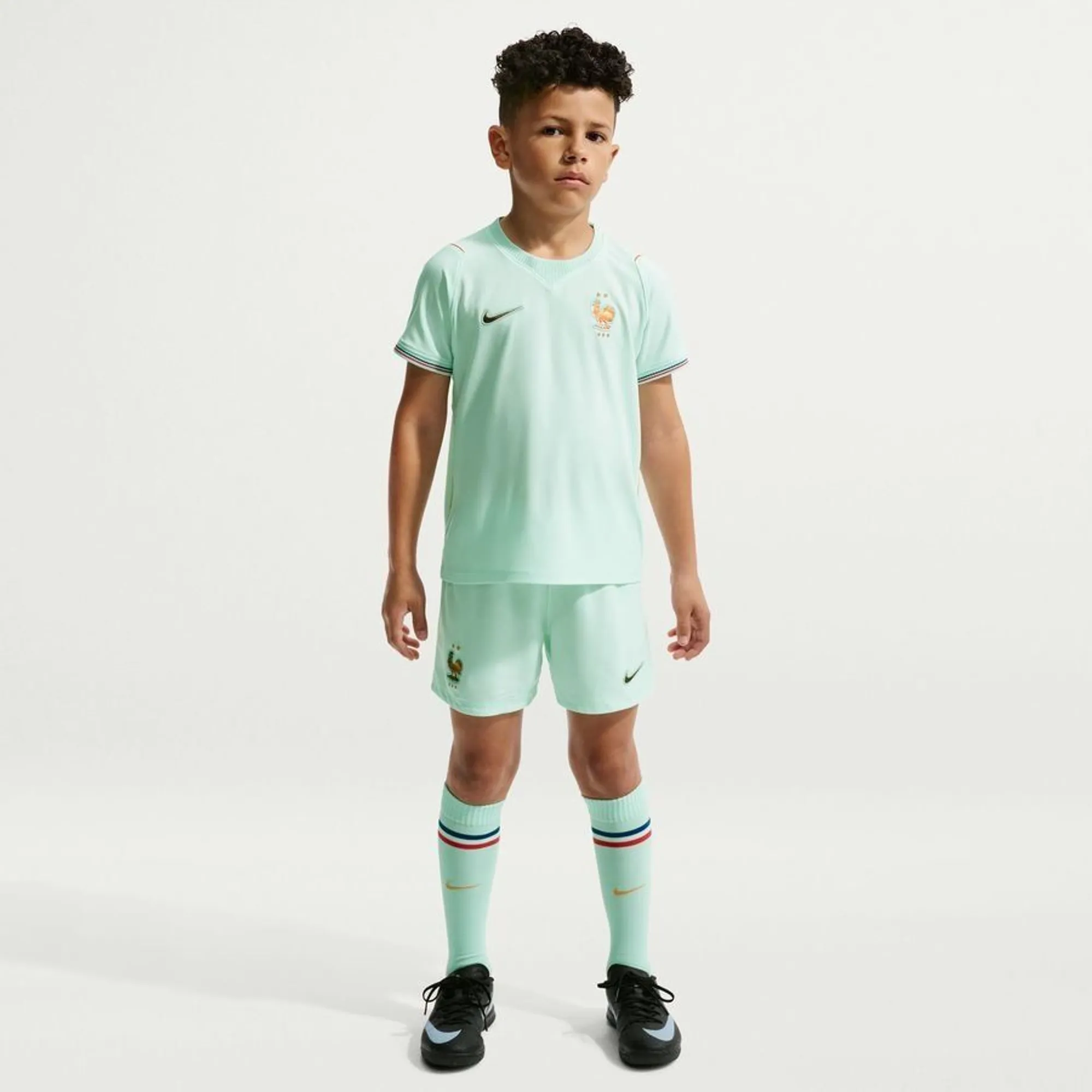 Nike France Away Shirt World Cup 2026 Mini-Kit Kids - ['Green']