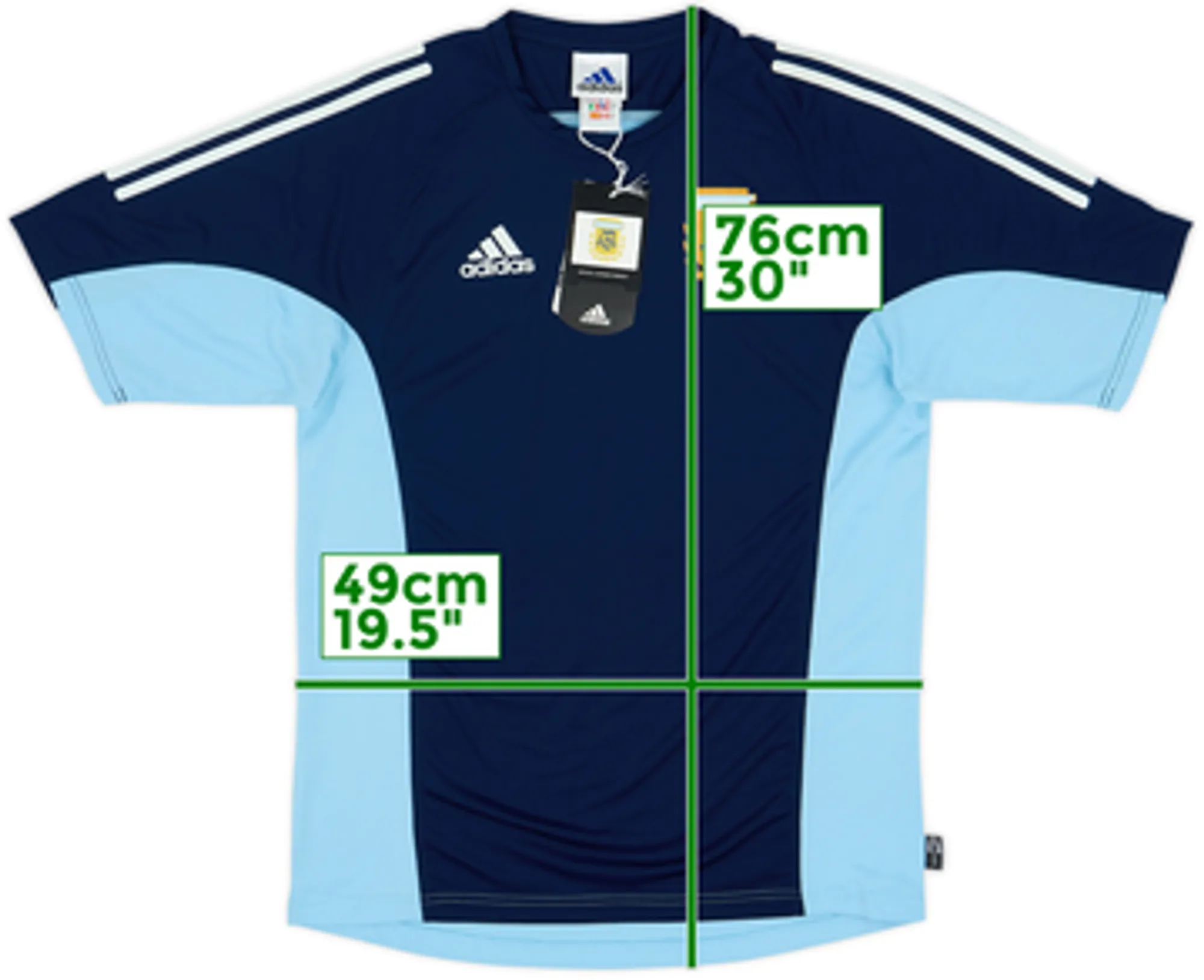 2002-03 Argentina adidas Training Shirt (S)