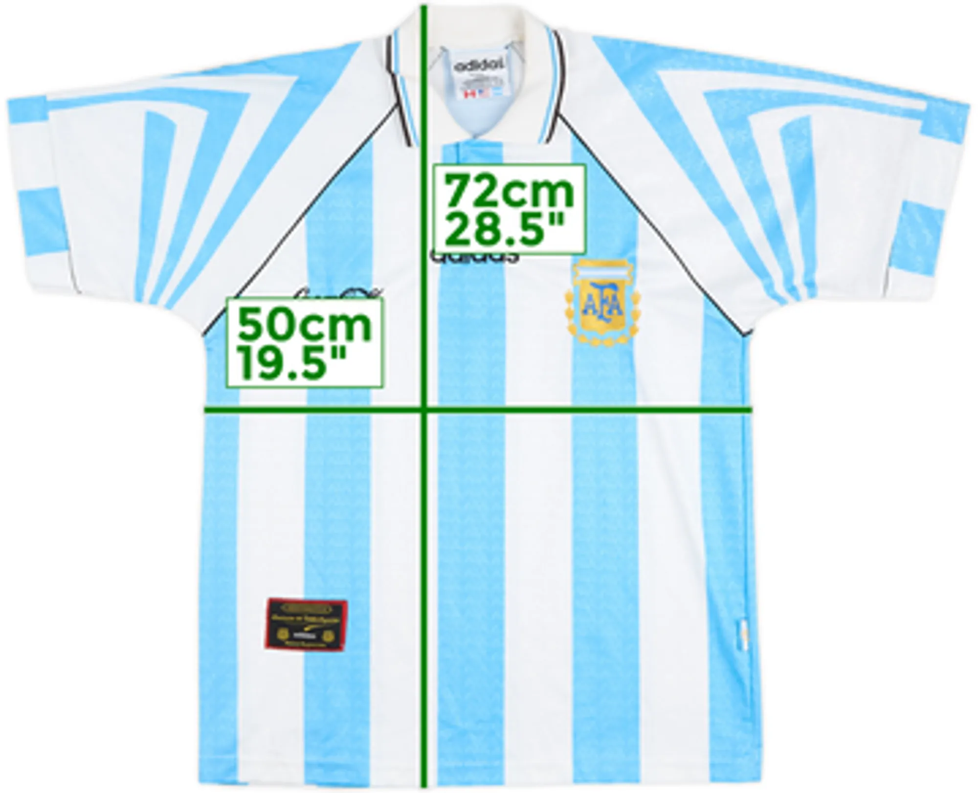 1996-98 Argentina Home/Training Shirt - 8/10 - (M)