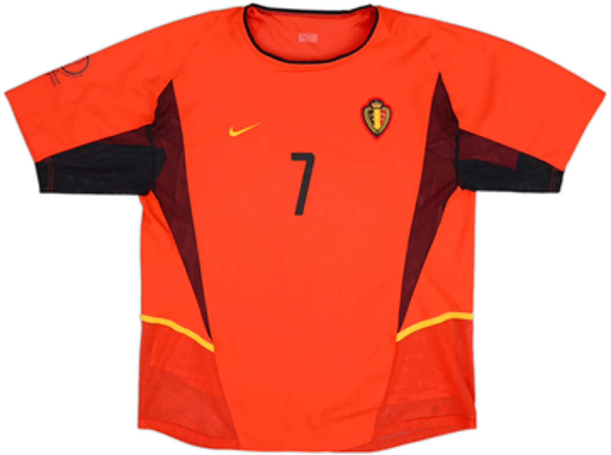 2002-04 Belgium Player Issue Home Shirt Wilmoots #7 - 8/10 - (L)