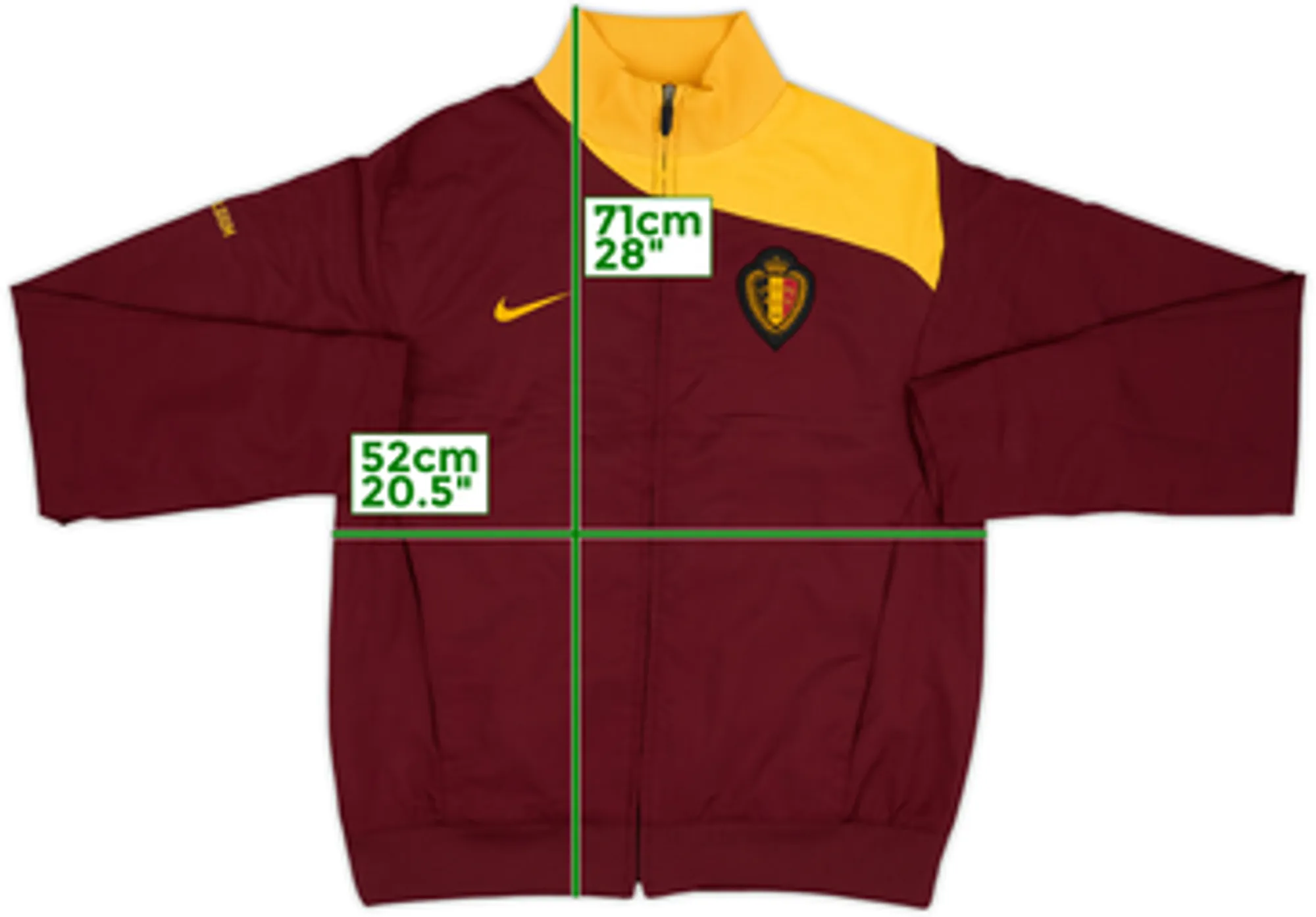 2008-09 Belgium Nike Track Jacket - 8/10 - (S)
