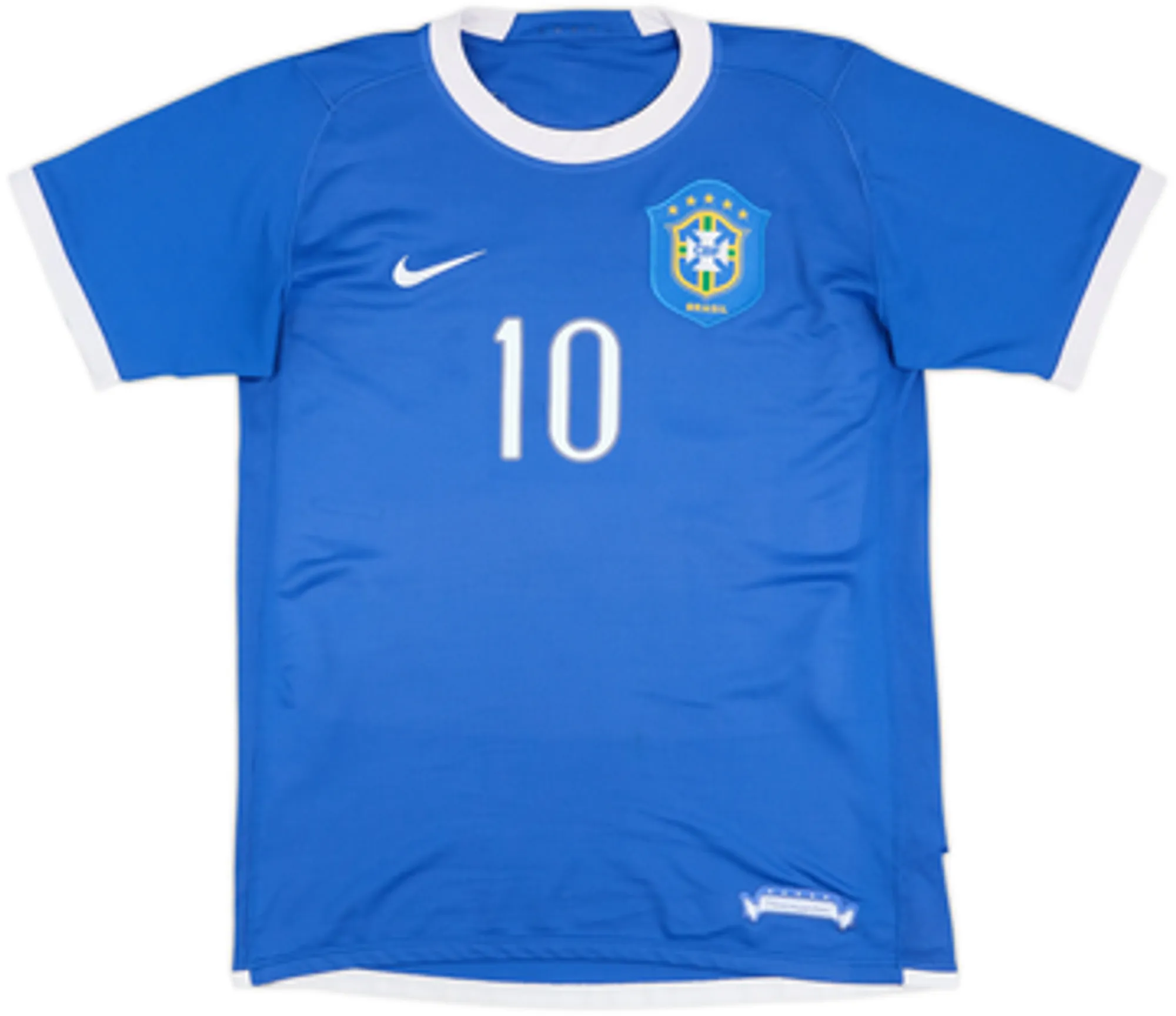2006-07 Brazil Away Shirt Ronaldinho #10 - 4/10 - (S)