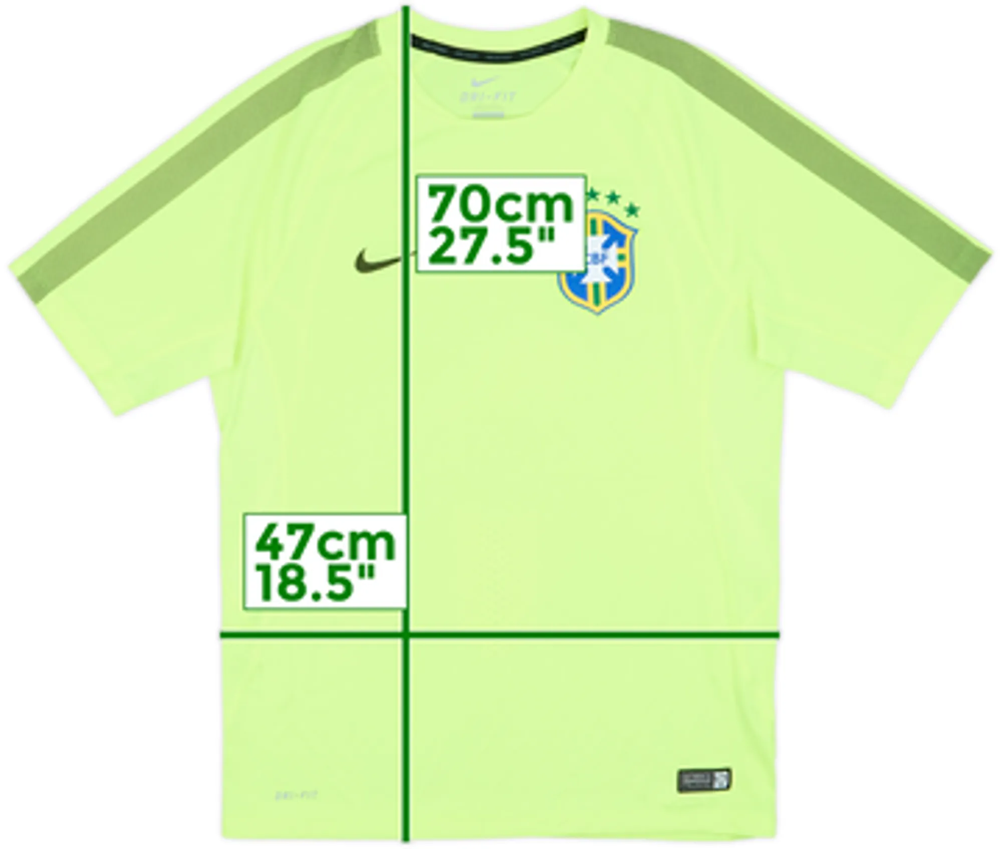 2014-15 Brazil Nike Training Shirt - 10/10 - (M)