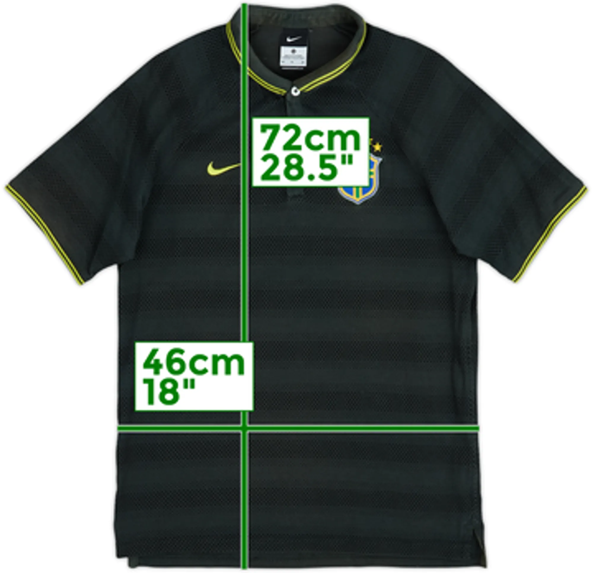 2014-15 Brazil Nike Polo Shirt - 9/10 - (M)