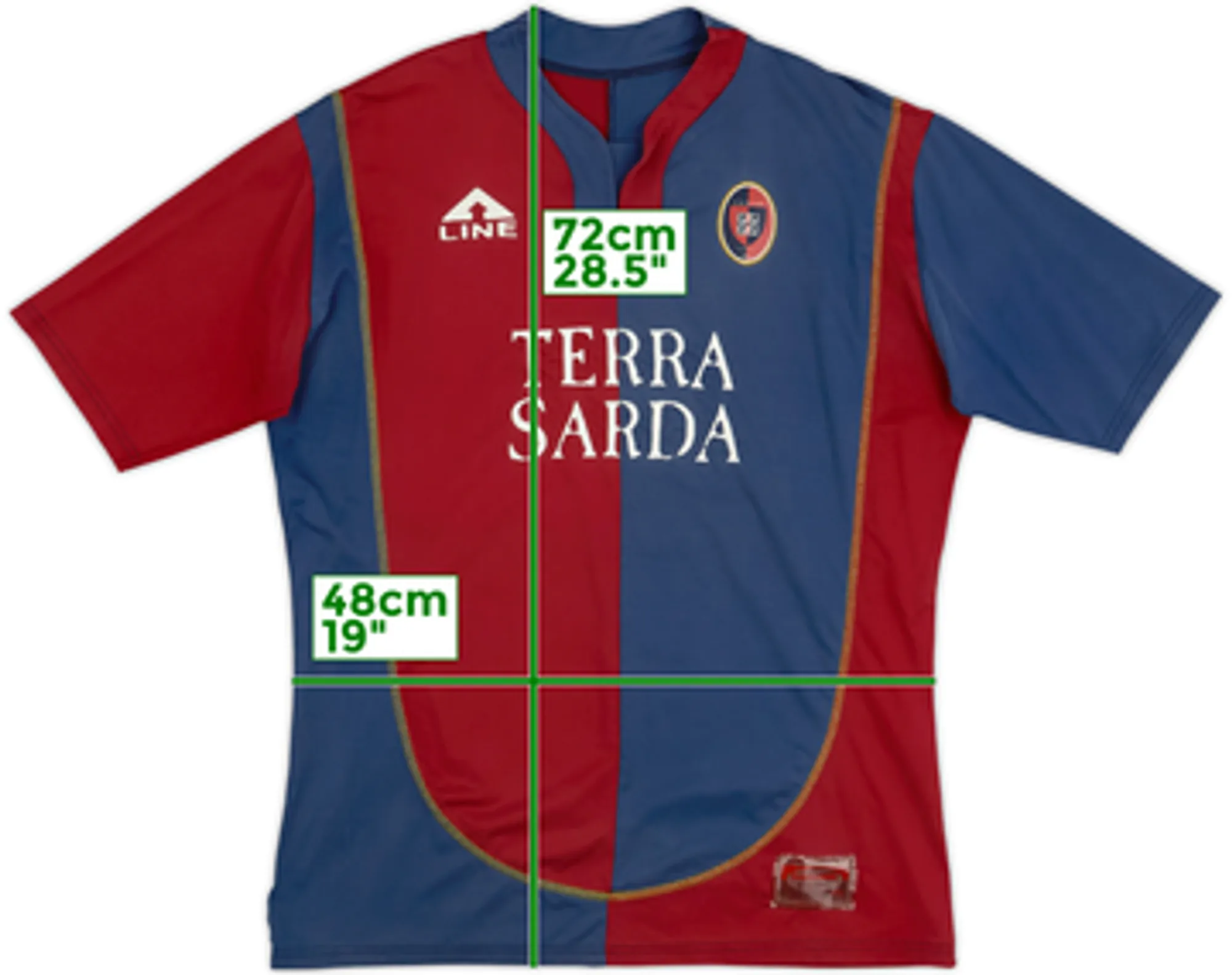 2004-05 Cagliari Home Shirt - 5/10 - (L)
