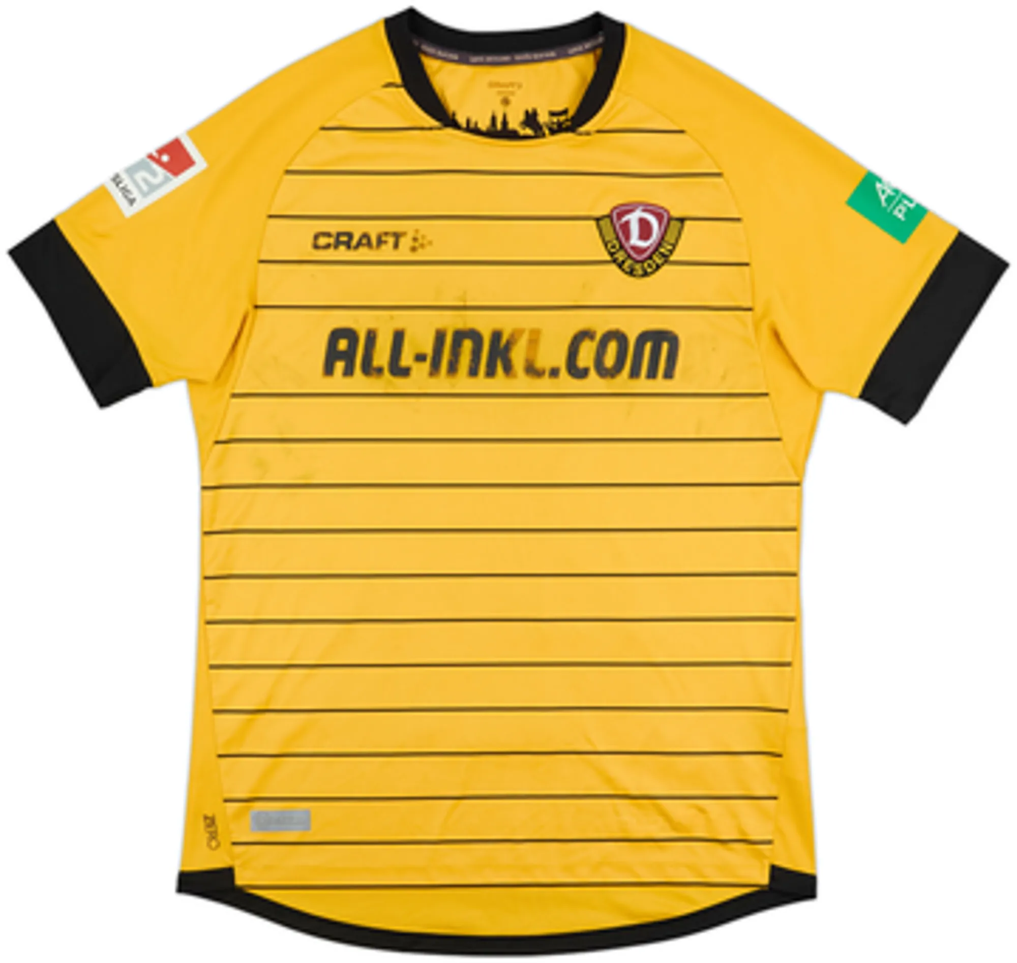 2019-20 Dynamo Dresden Home Shirt Ballas #23 - 4/10 - (L)