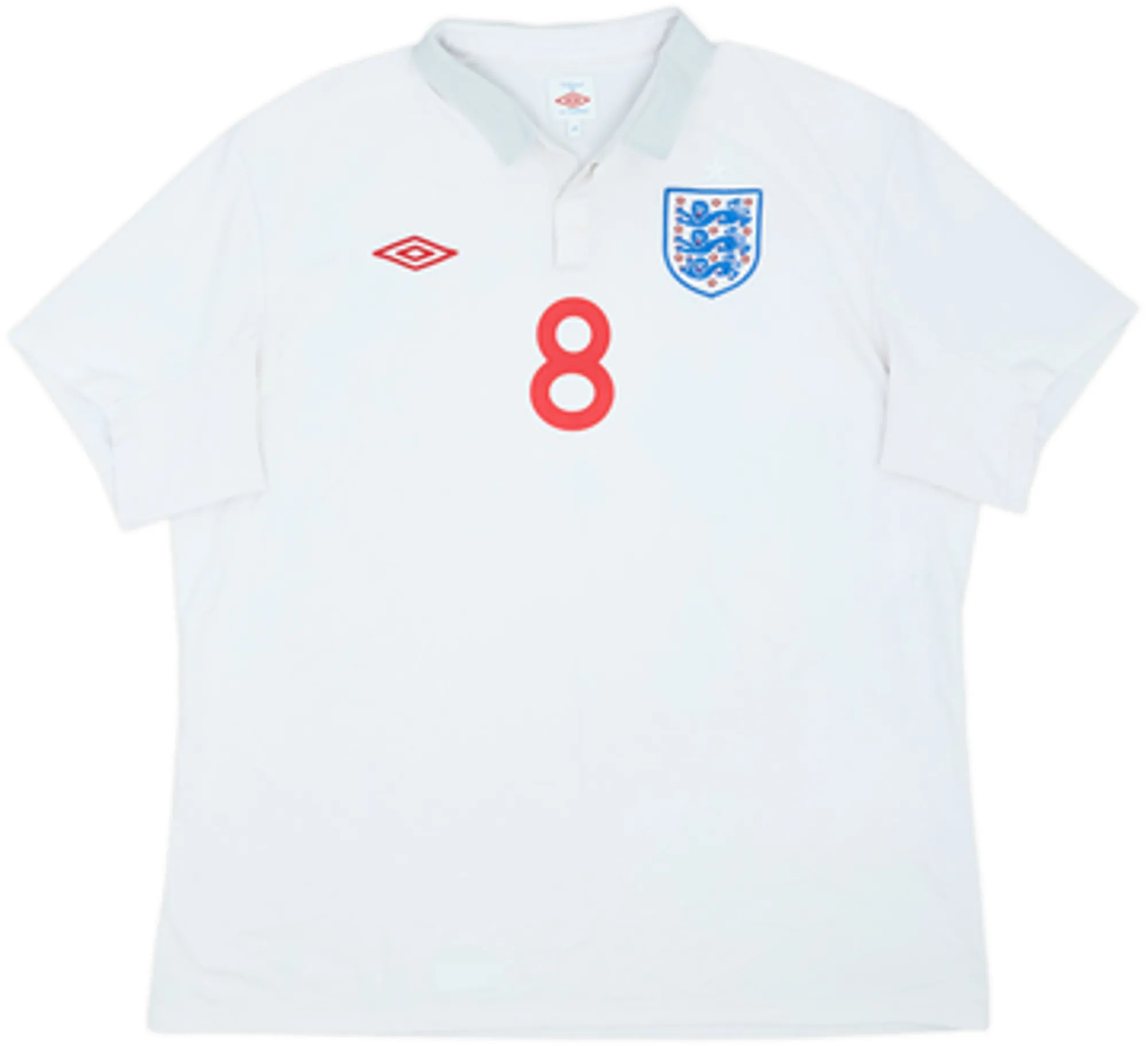 2010-11 England Home Shirt Lampard #8 - 4/10 - (XL)