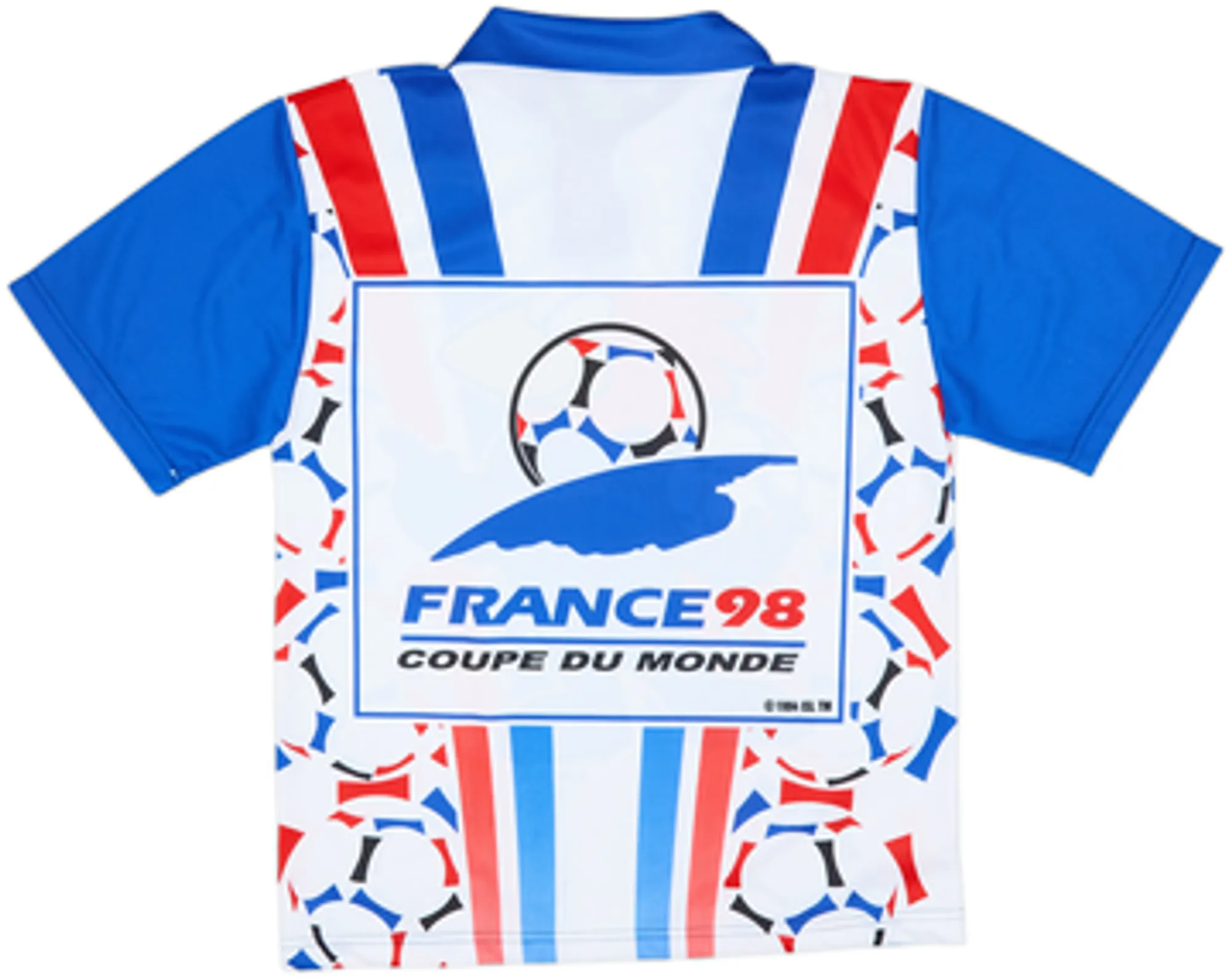 1998 France 98 Coupe du Monde Graphic Shirt - 8/10 - (S)