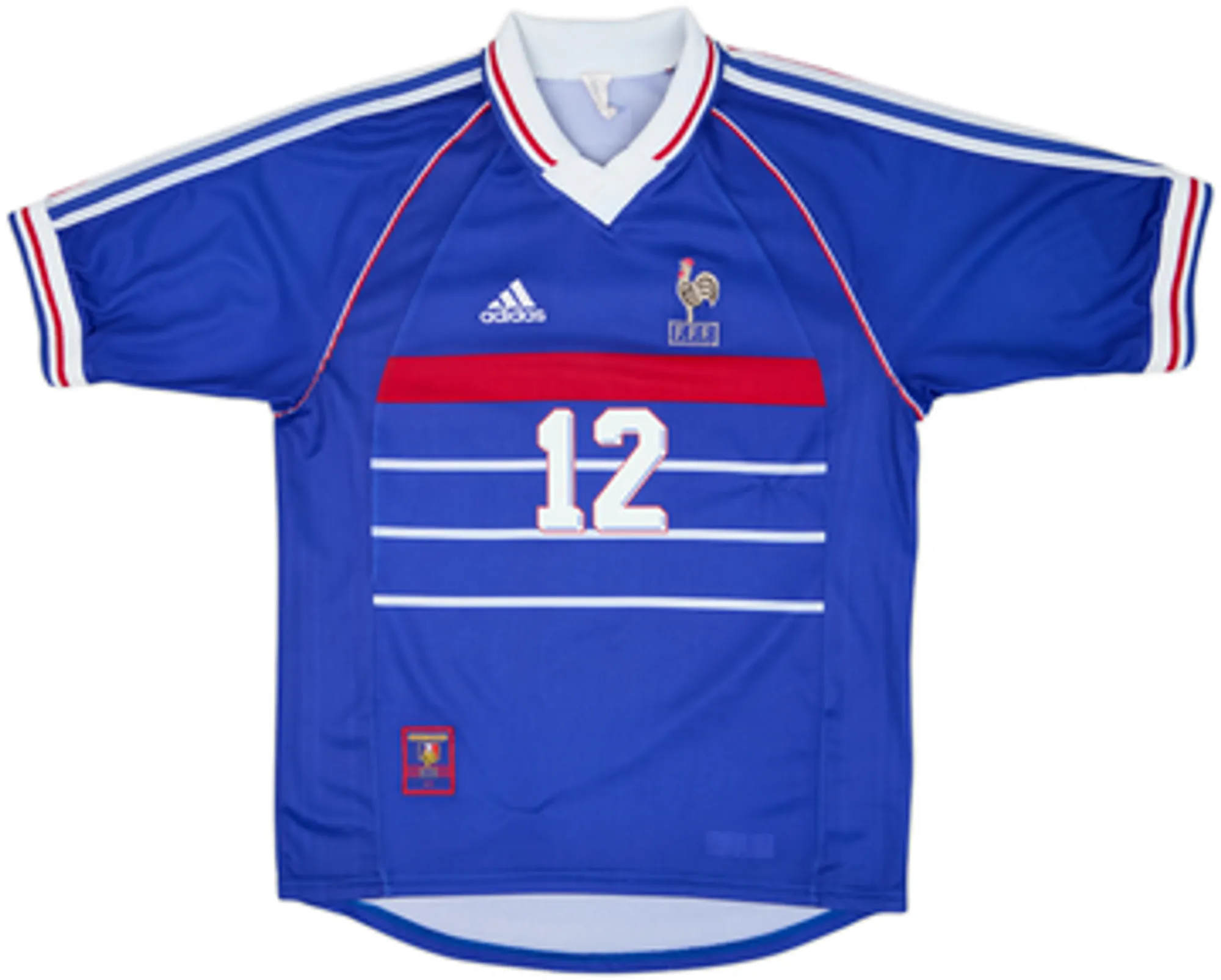 1998-00 France Home Shirt Henry #12 - 6/10 - (S)