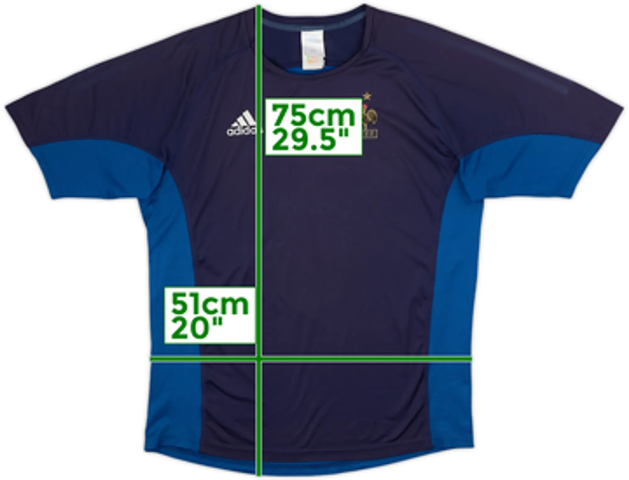2001-02 France adidas Training Shirt - 6/10 - (M/L)