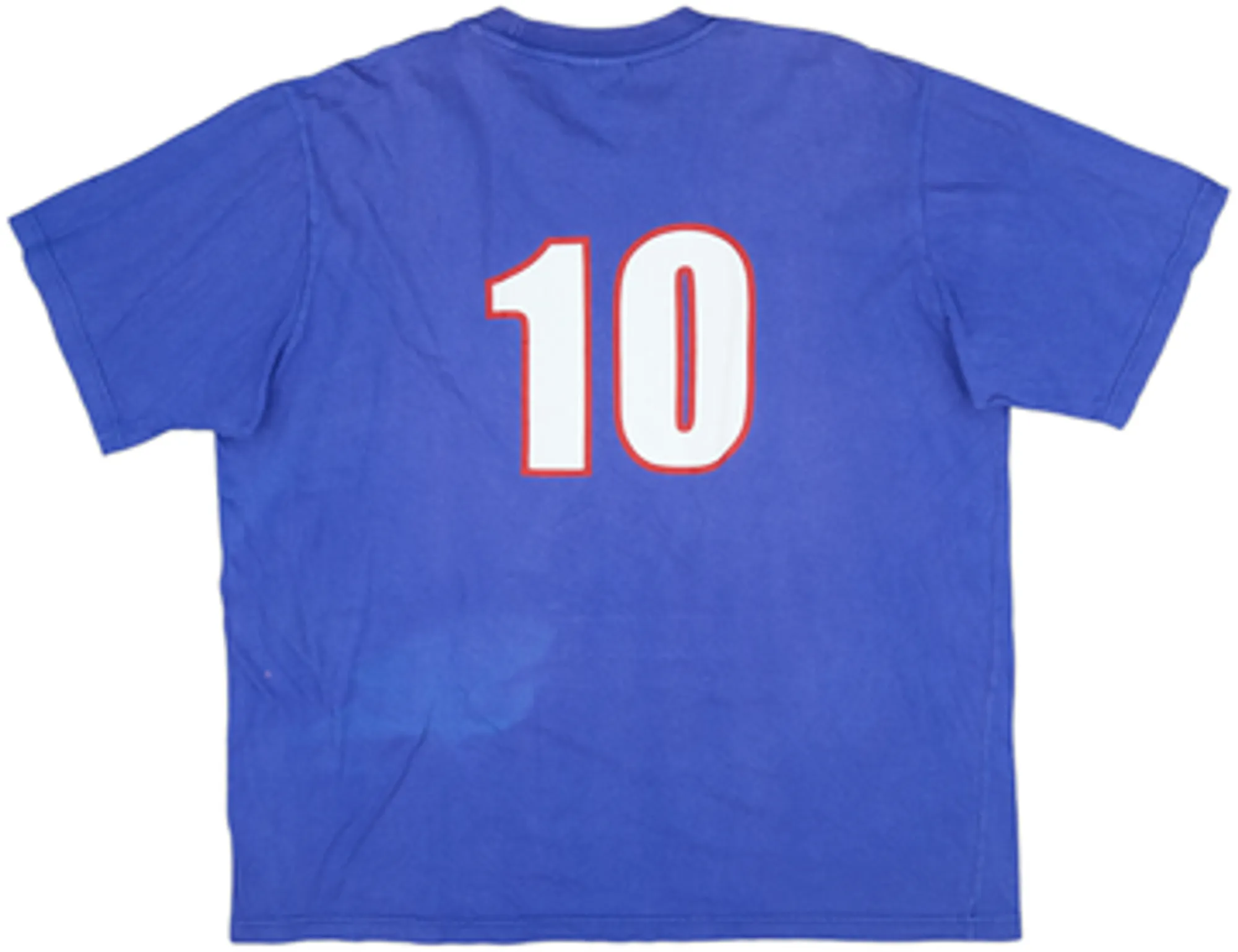 2002 France adidas World Cup Tee #10 - 6/10 - (XL)