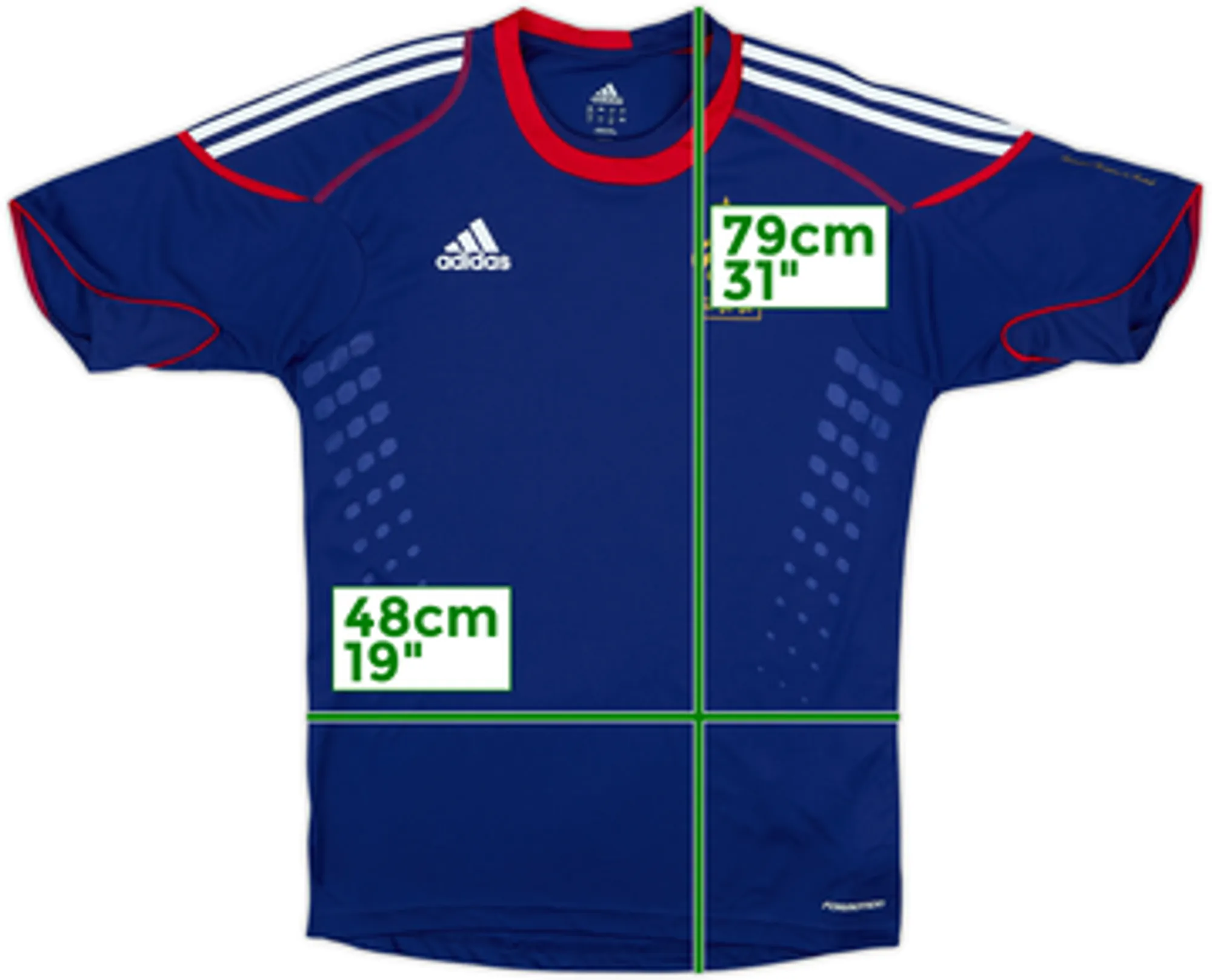 2009-10 France Formotion Training Shirt - 10/10 - (L)