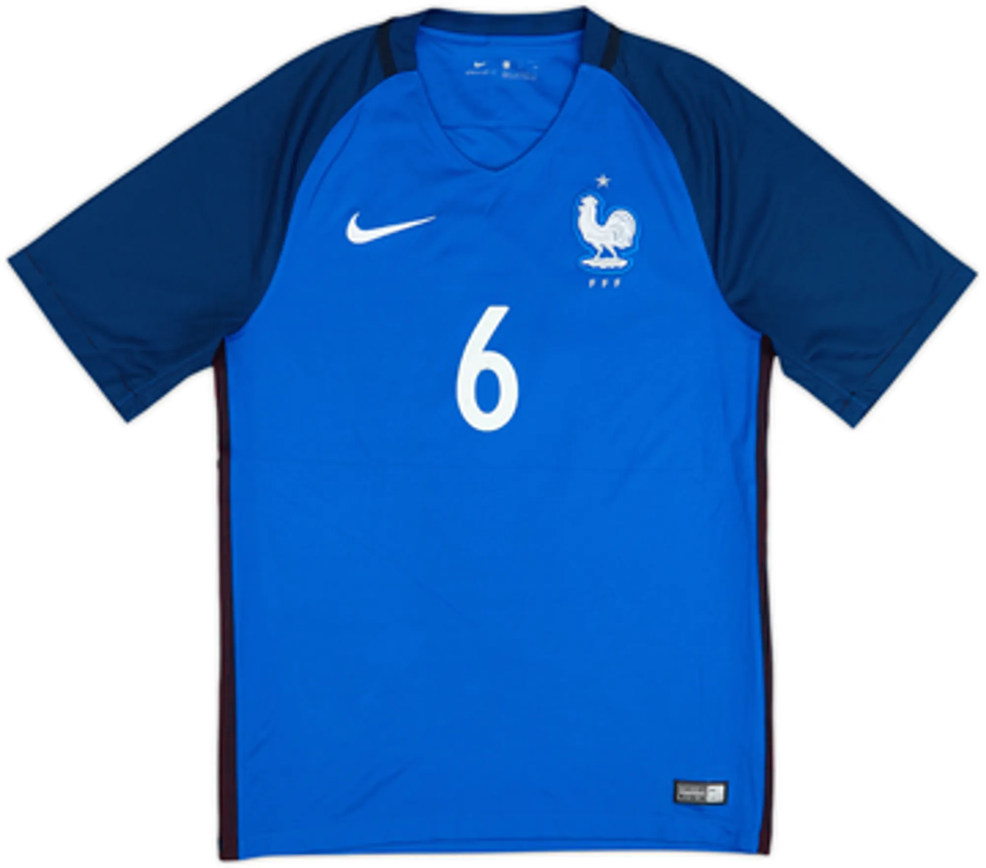 2016-17 France Home Shirt Pogba #6 - 6/10 - (S)