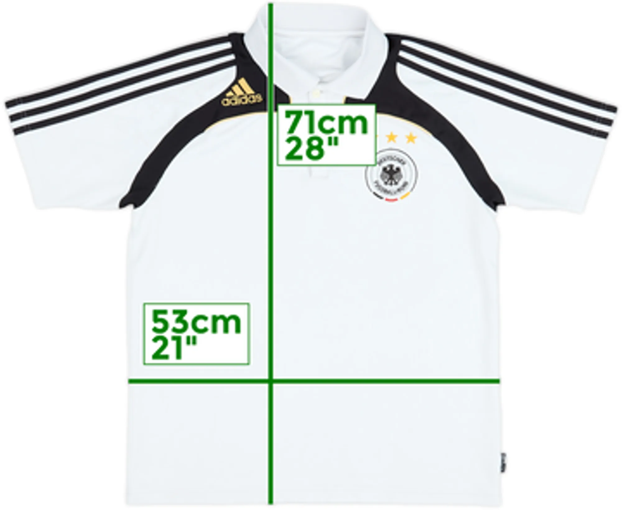 2007-08 Germany adidas Polo Shirt - 5/10 - (M)