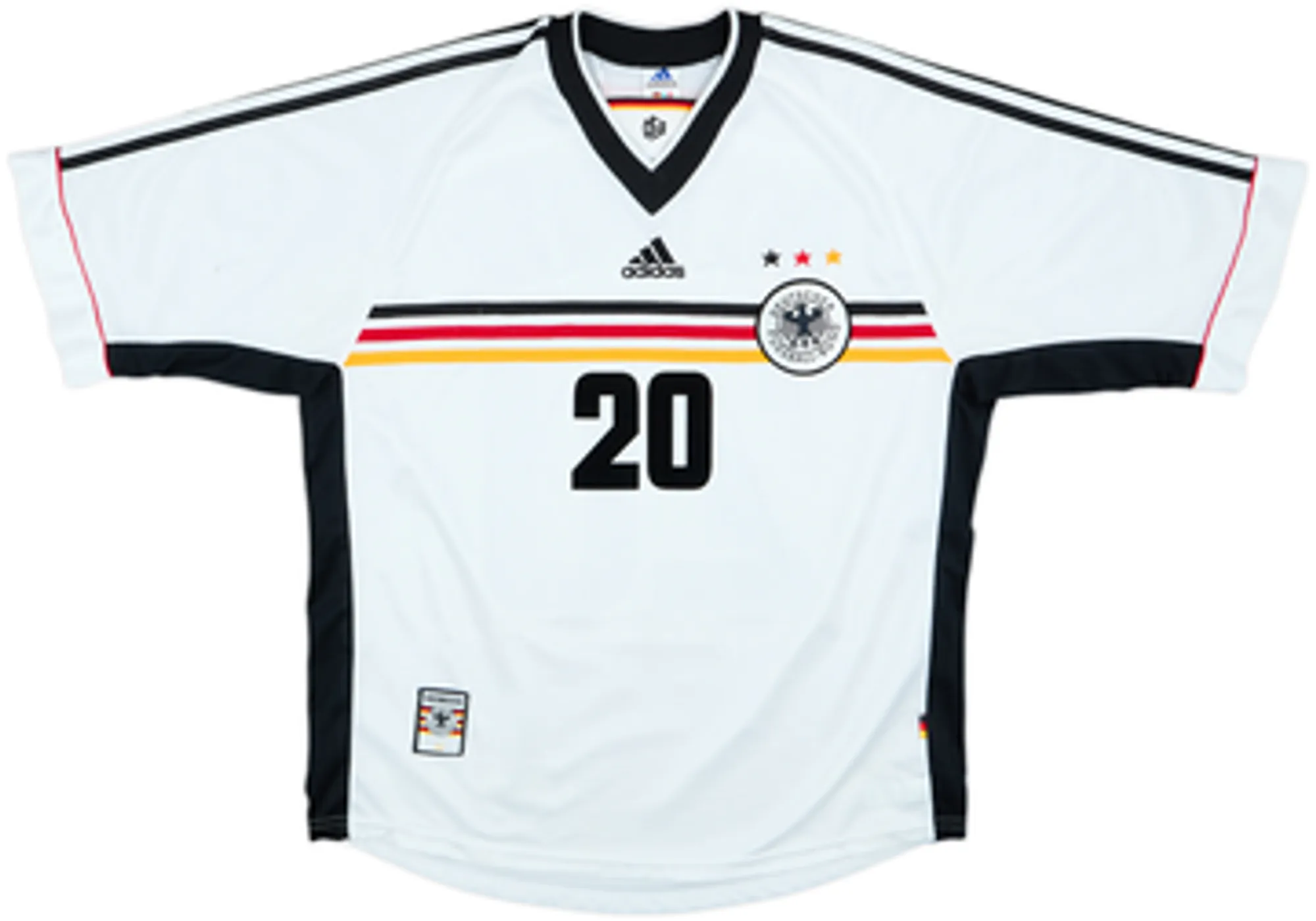 1998-00 Germany Home Shirt Bierhoff #20EL