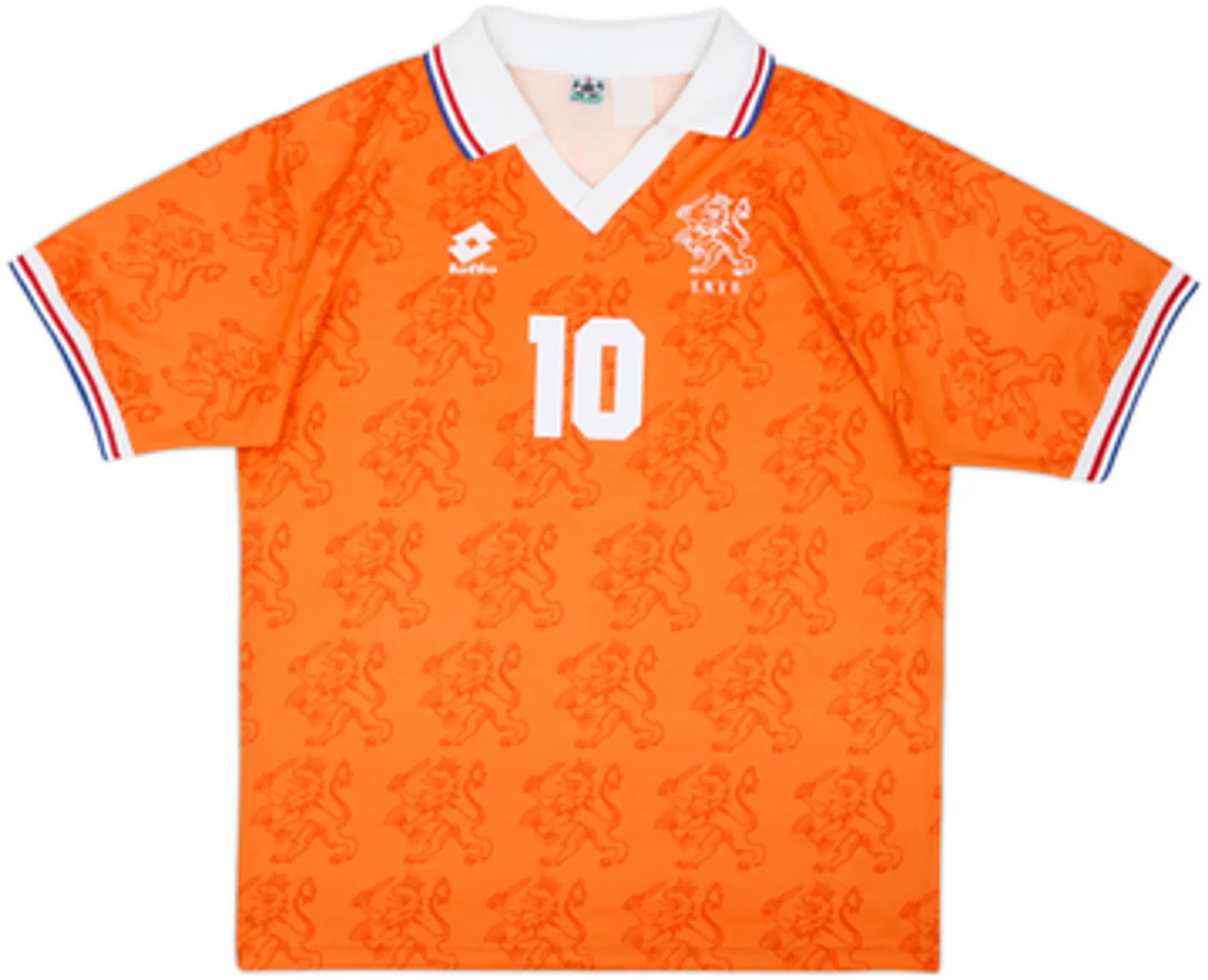 1994 Netherlands Player Issue Home Shirt Bergkamp #10 - 8/10 - (XL)