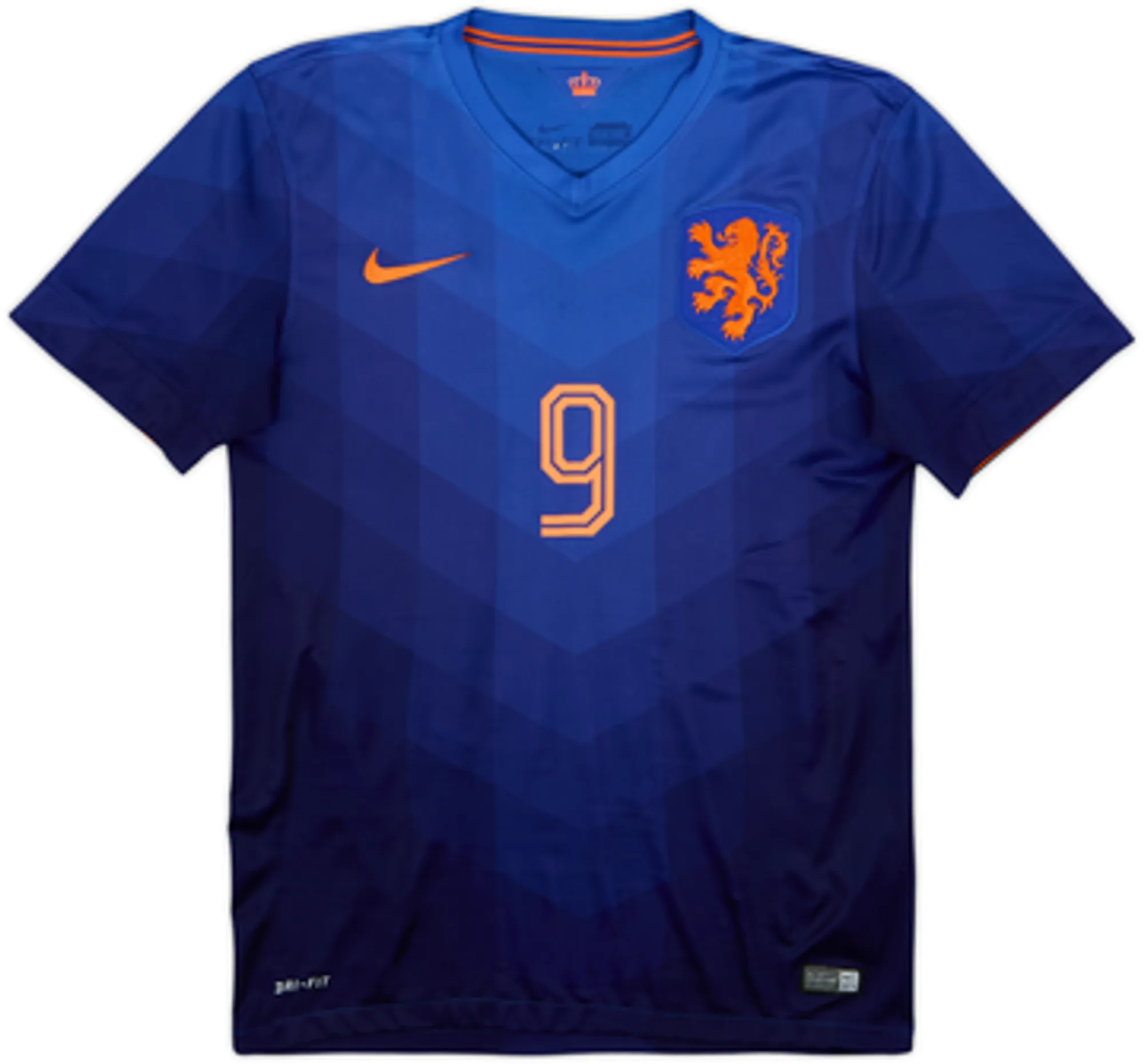 2014-15 Netherlands Away Shirt V.Persie #9 - 8/10 - (S)