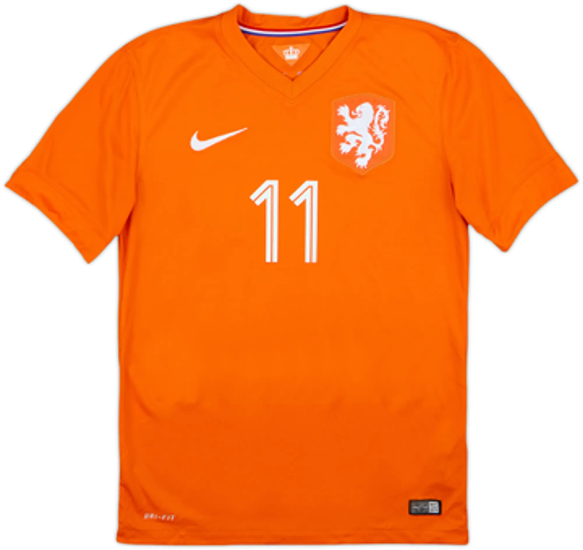2014-15 Netherlands Home Shirt Robben #11 - 8/10 - (S)
