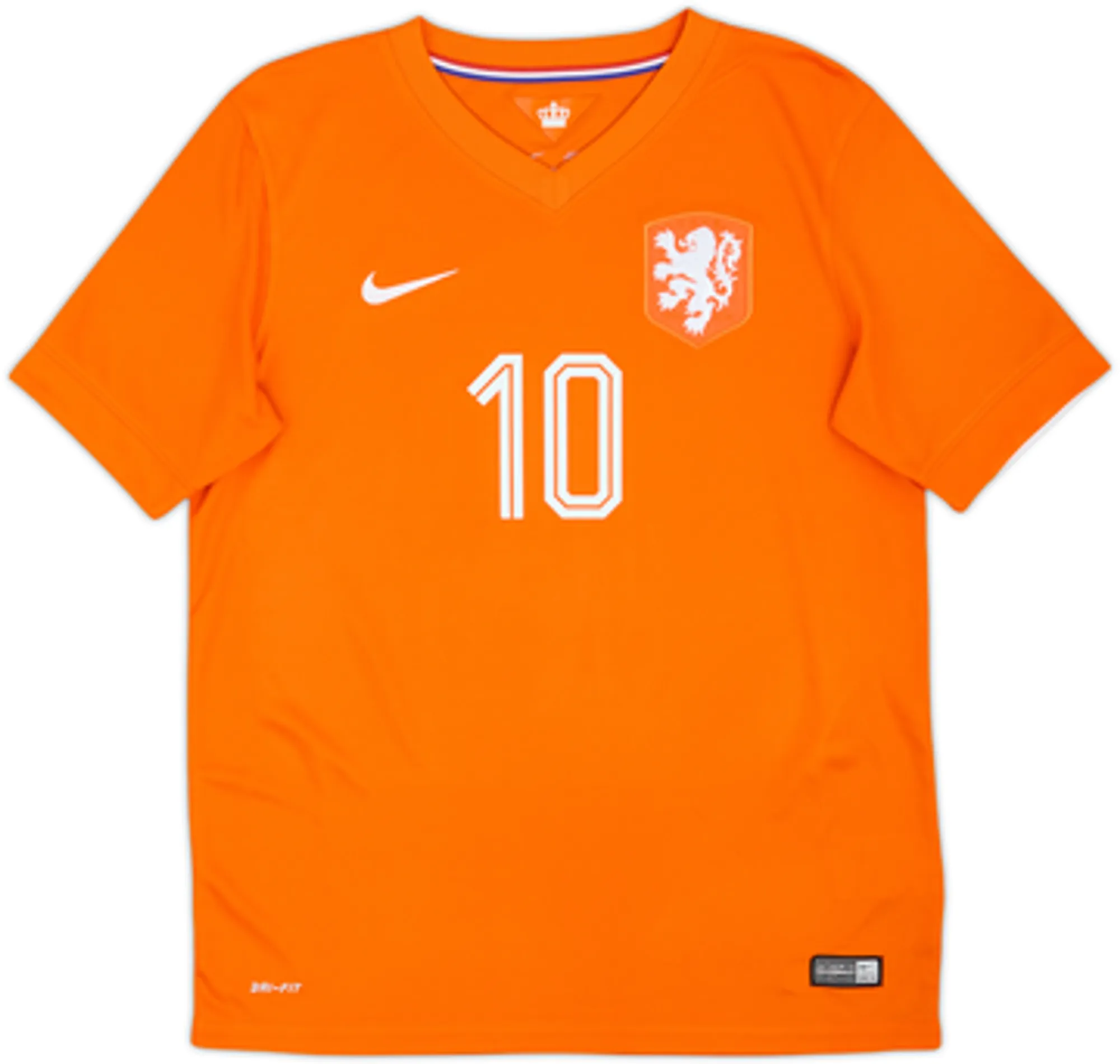 2014-15 Netherlands Home Shirt Sneijder #10 - 10/10 - (XL.Boys)