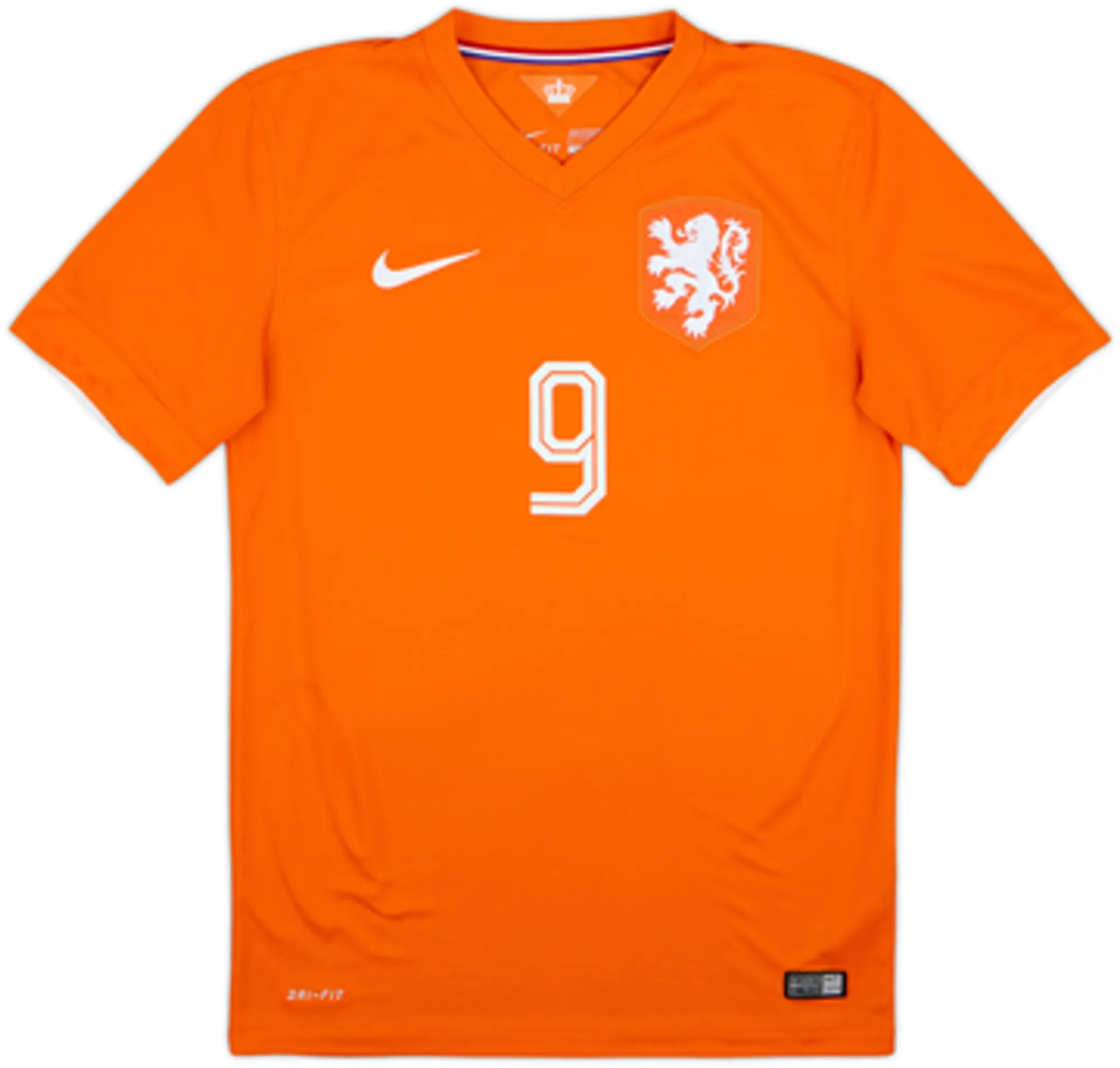 2014-15 Netherlands Home Shirt V.Persie #9 - 6/10 - (S)