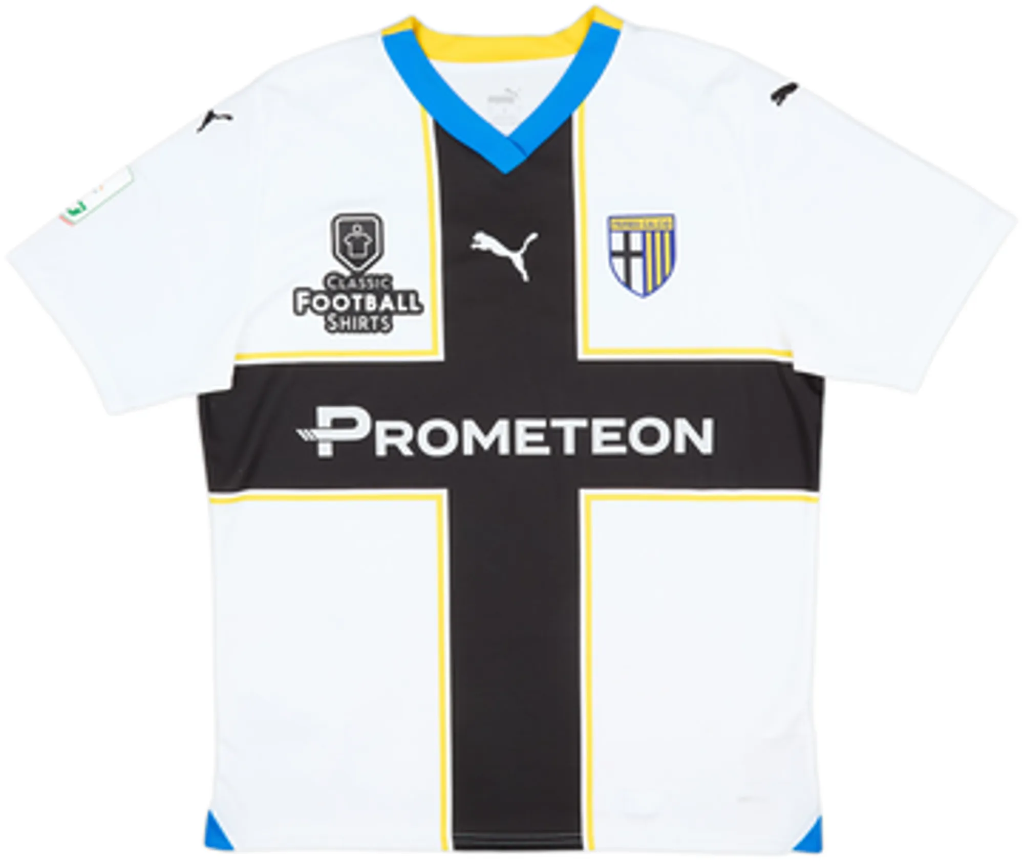 2023-24 Parma Signed Home Shirt Hernani Jr #27 - 9/10 - (L)