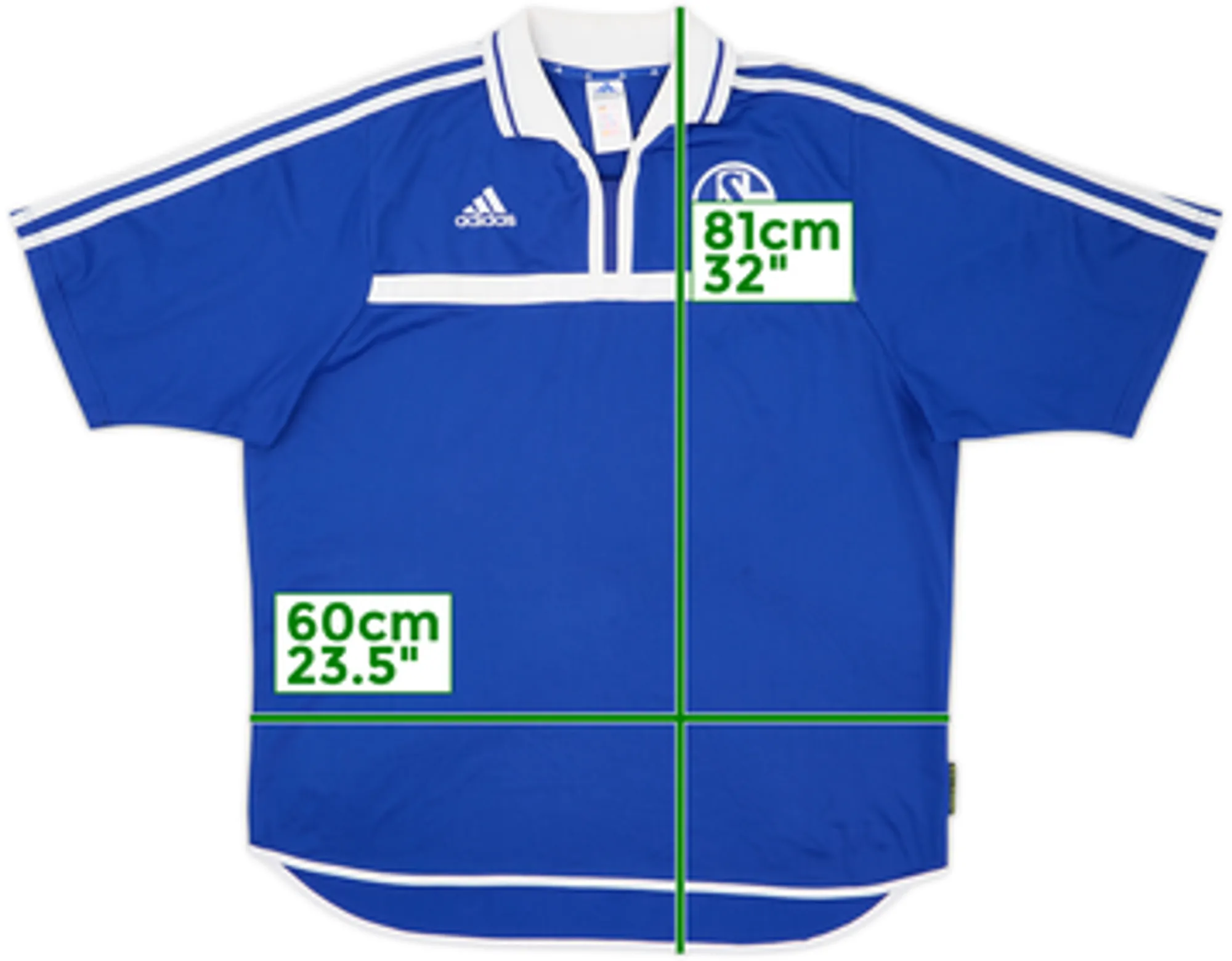 2000-01 Schalke Player Issue Home Shirt - 8/10 - (XL)