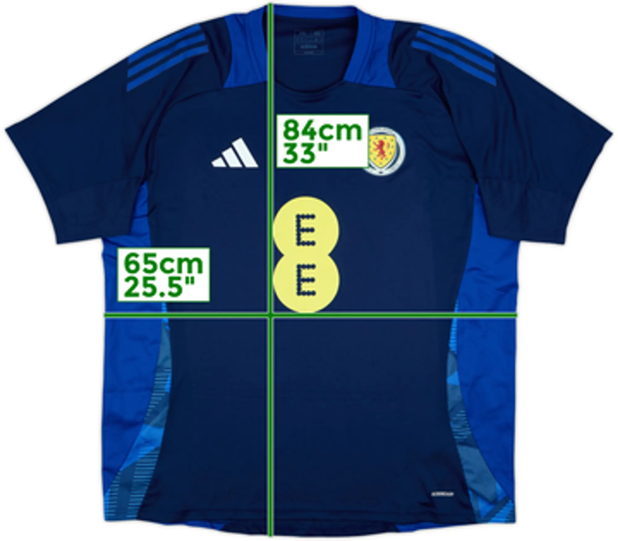 2023-24 Scotland adidas Training Shirt - 8/10 - (XXL)