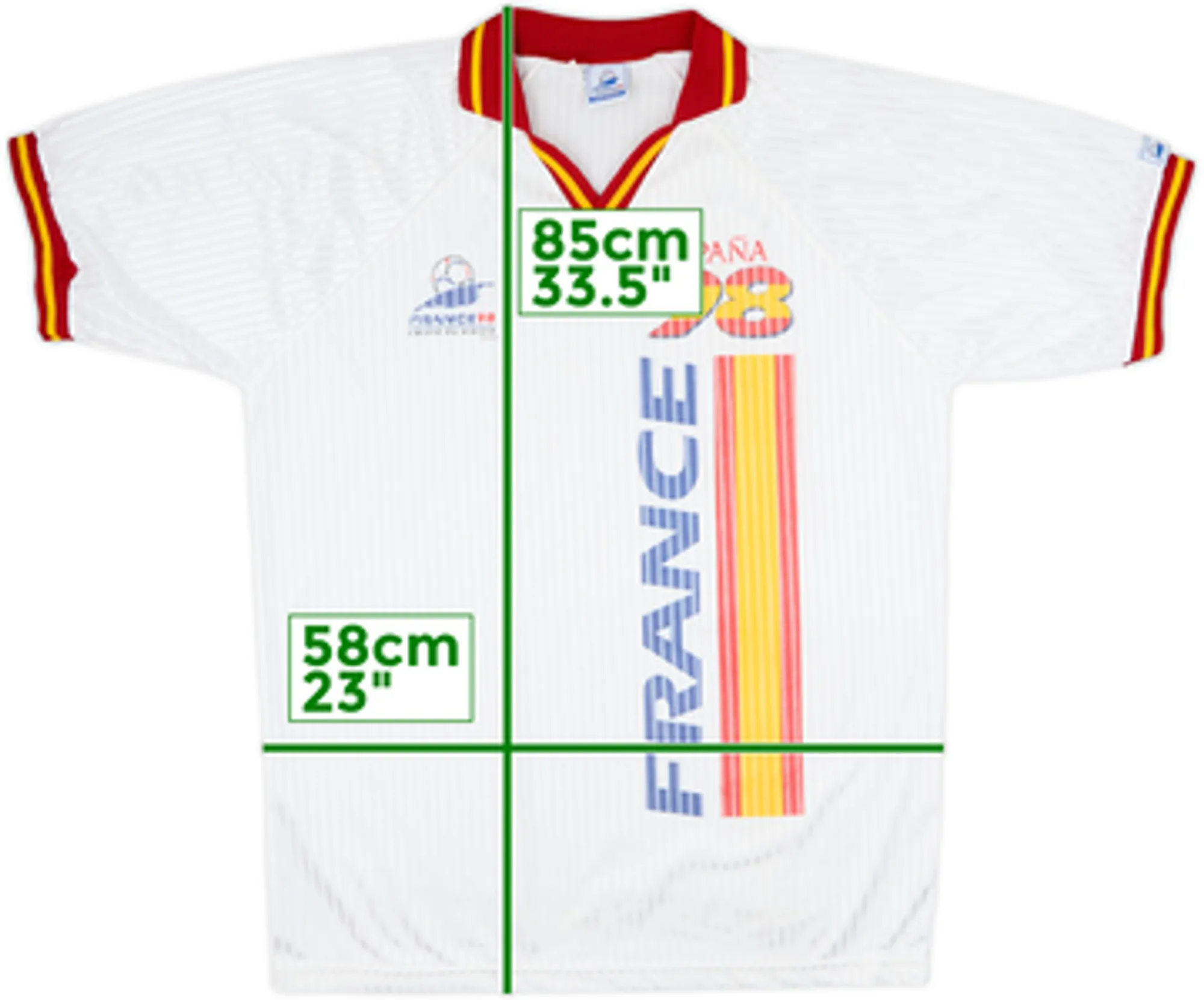 1998 Spain Coupe Du Monde Training Shirt - 8/10 - (L/XL)