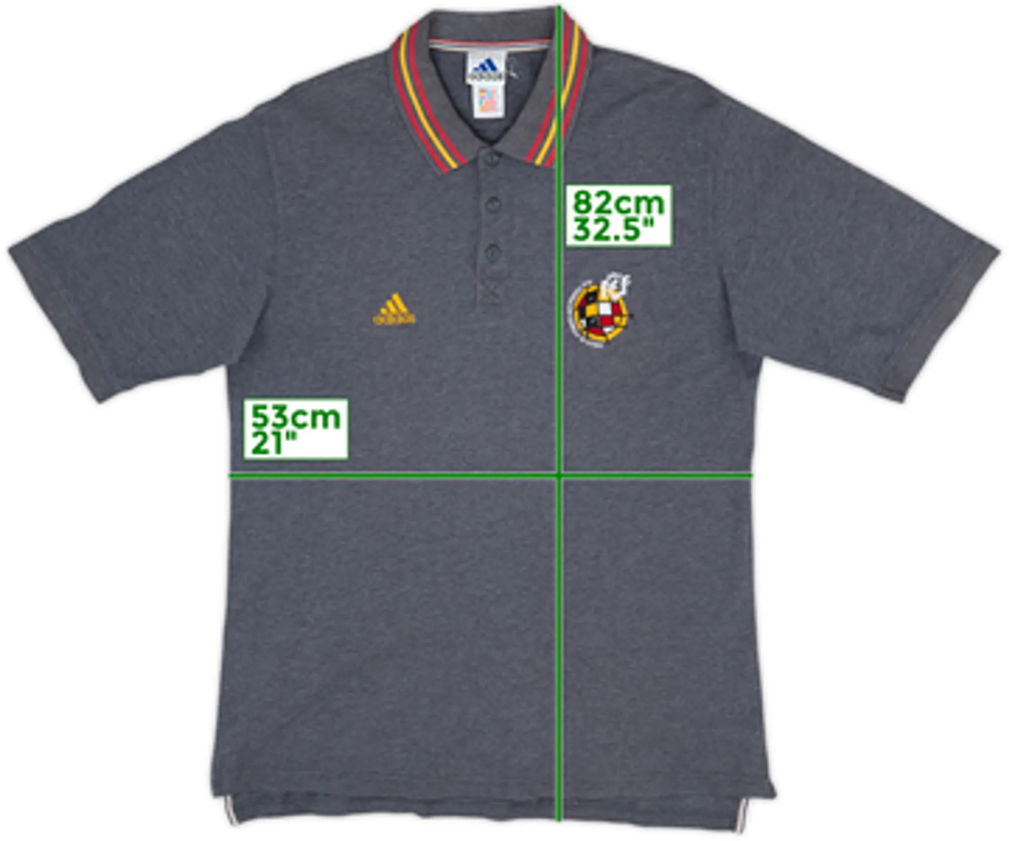 1998-00 Spain adidas Polo Shirt - 9/10 - (L)