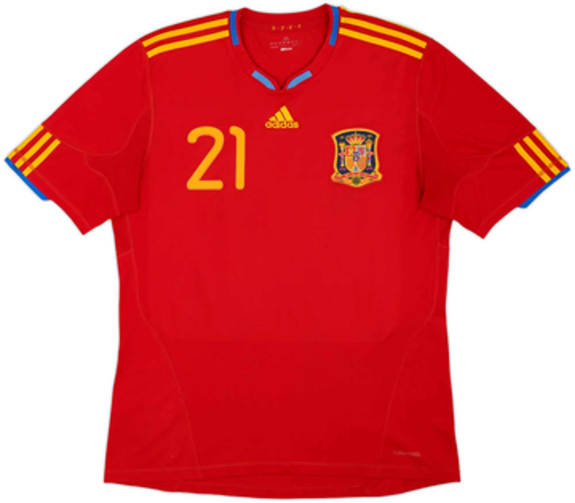 2009-10 Spain Home Shirt Silva #21 - 5/10 - (L)