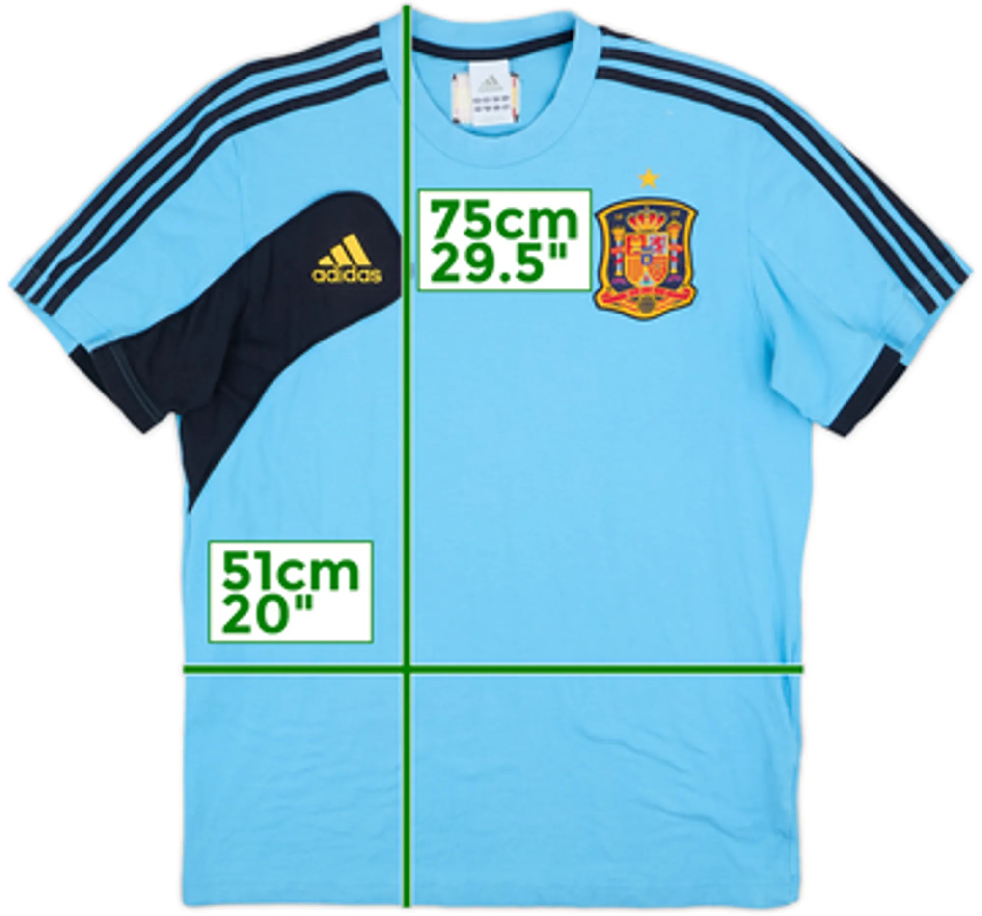 2011-12 Spain adidas Cotton Tee - 6/10 - (L/XL)