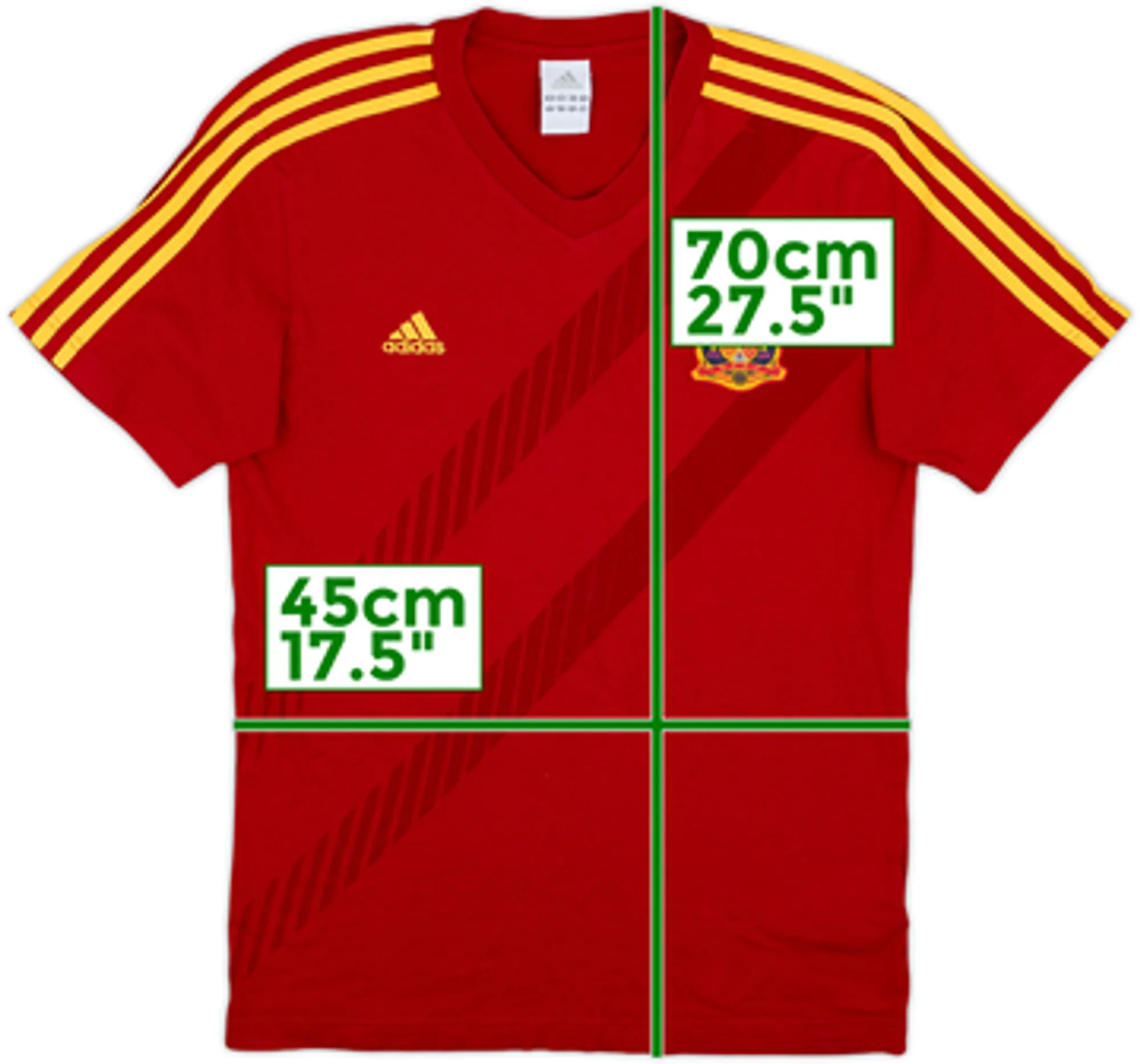 2012-13 Spain adidas Cotton Tee - 6/10 - (S)