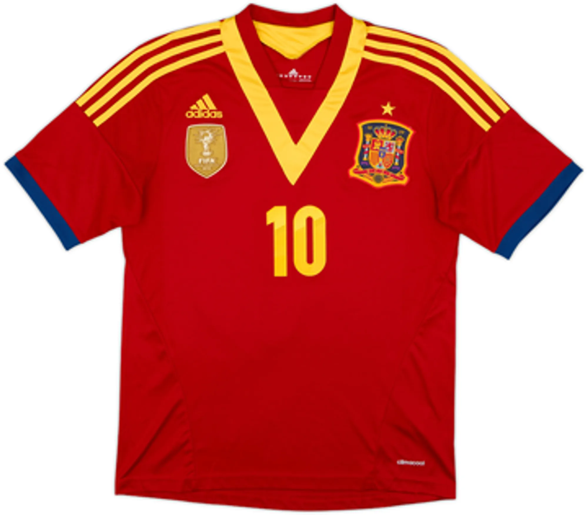 2013 Spain Confederation Cup Home Shirt Fabregas #10 - 5/10 - (S)