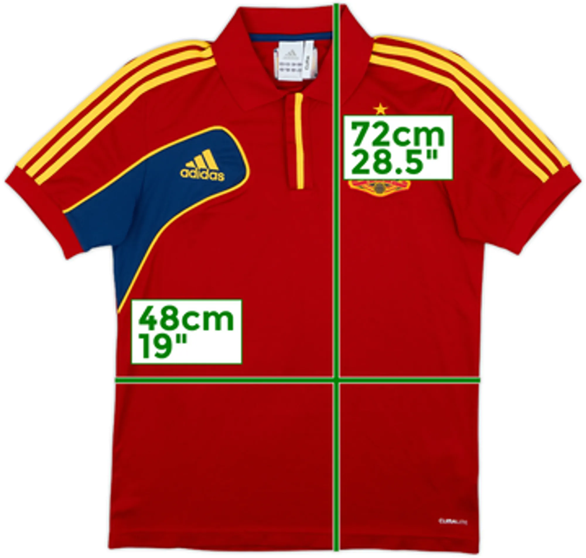 2012-13 Spain adidas Polo Shirt - 10/10 - (S)
