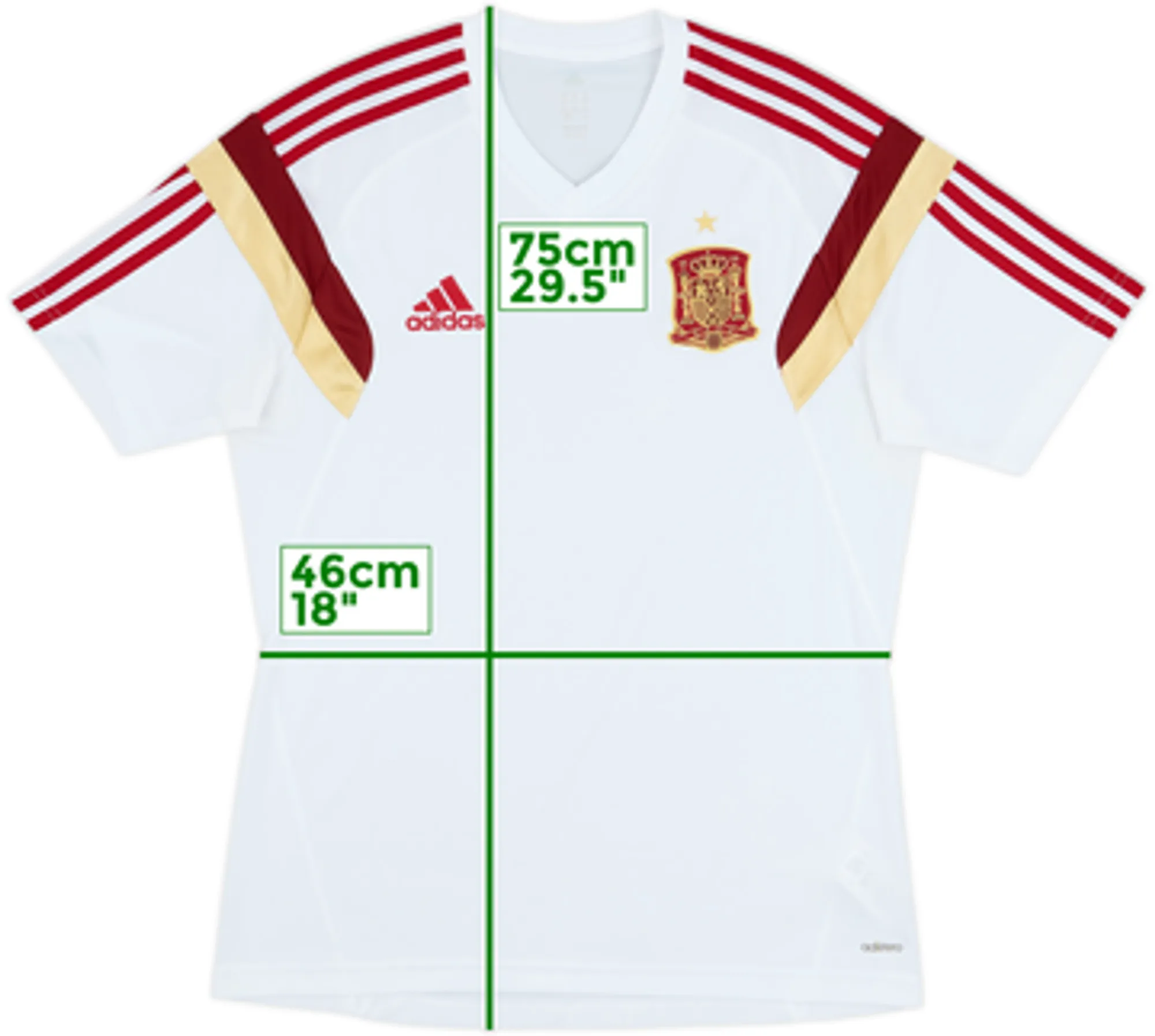 2013-14 Spain adizero Training Shirt - 10/10 - (M)