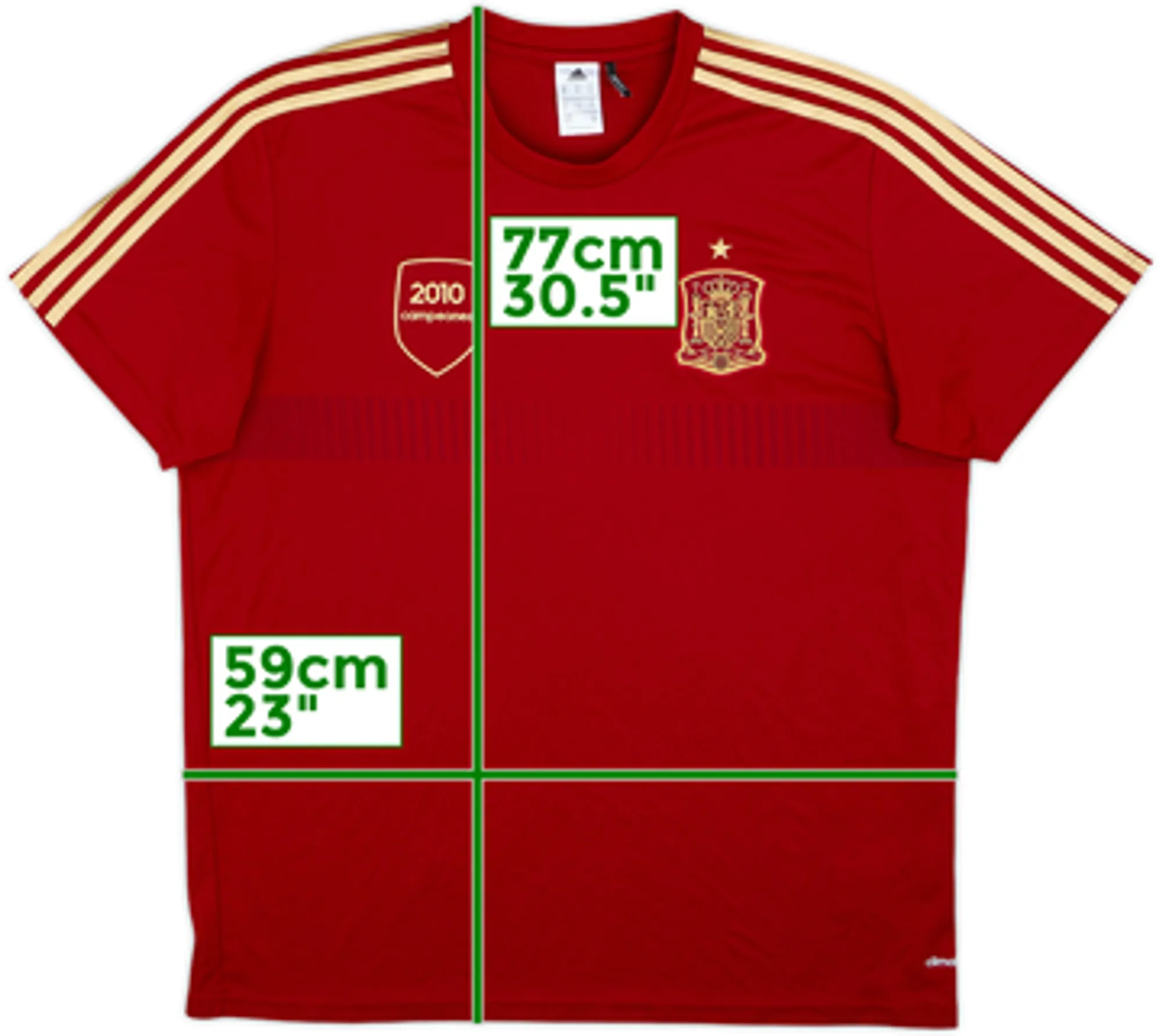 2013-15 Spain Campeones adidas Training Shirt - 10/10 - (XL)