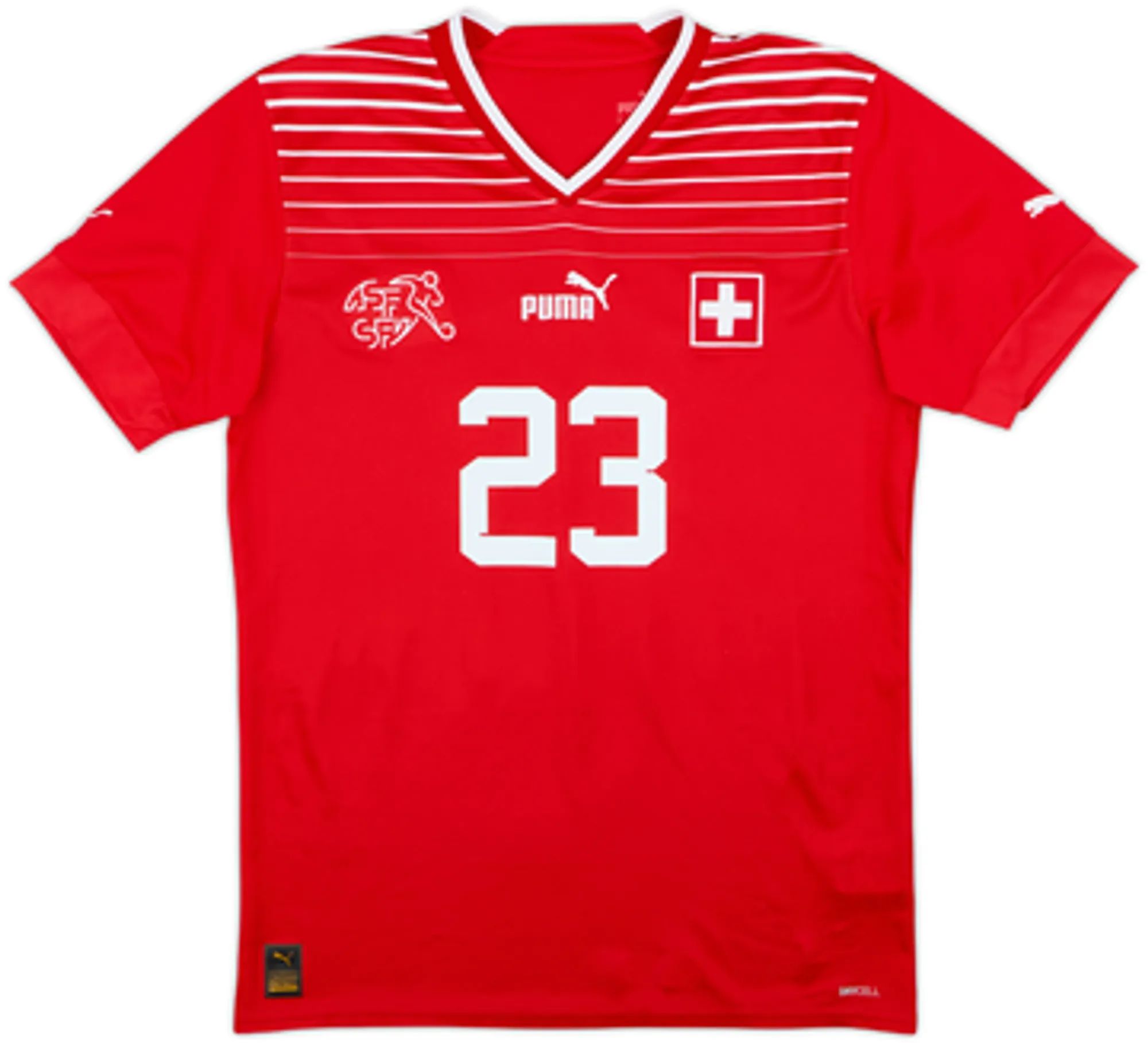 2022-23 Switzerland Home Shirt Lehmann #23 - 8/10 - (Men's S)
