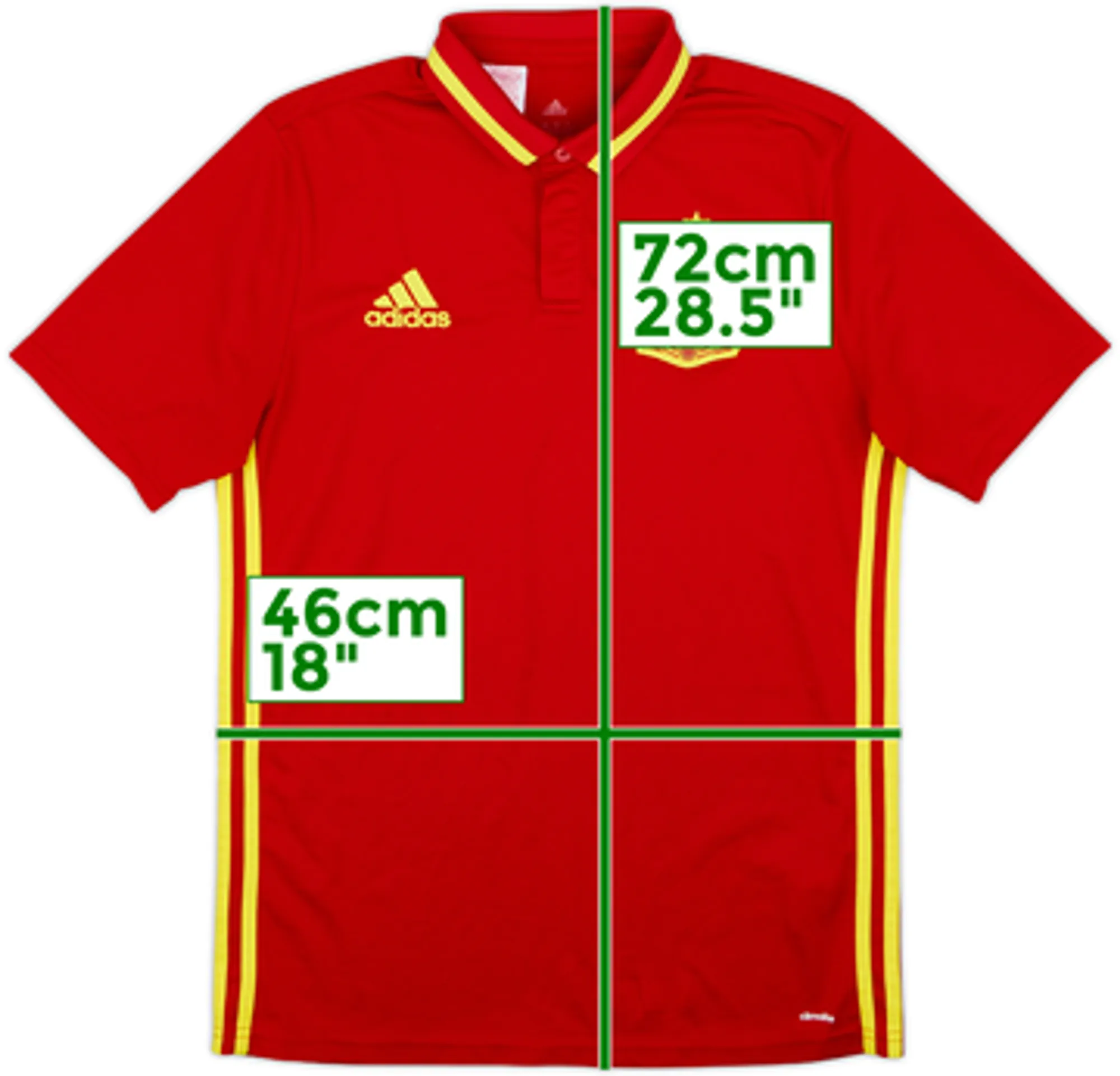 2016-17 Spain adidas Polo Shirt - 10/10 - (XL.Boys)