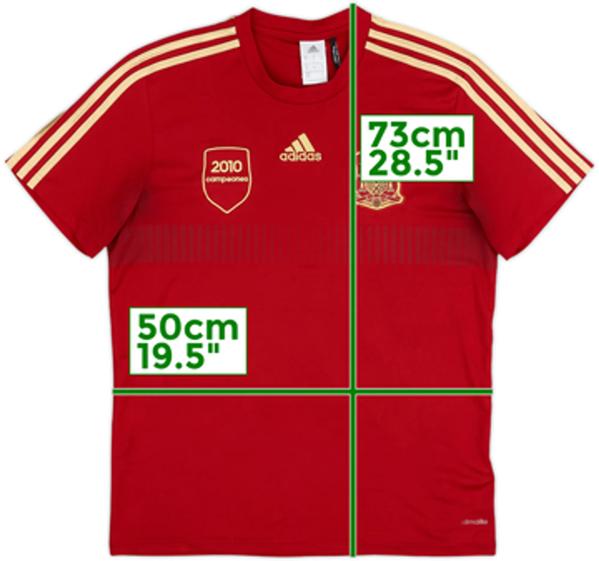 2013-15 Spain Campeones adidas Training Shirt - 6/10 - (M)