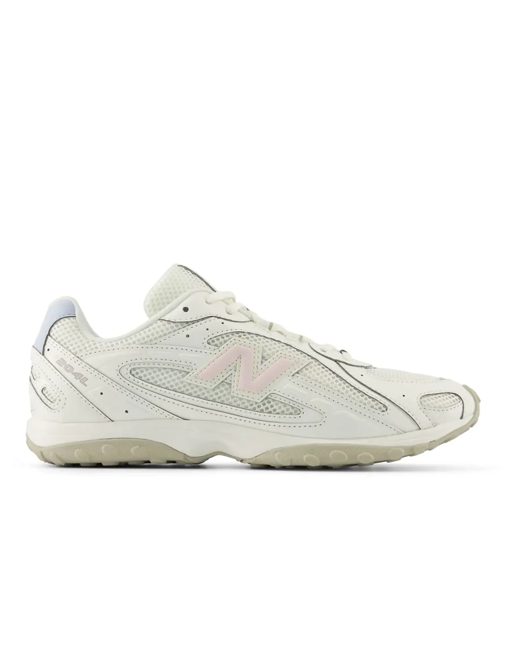 New Balance Unisex 204L in White/Pink Synthetic