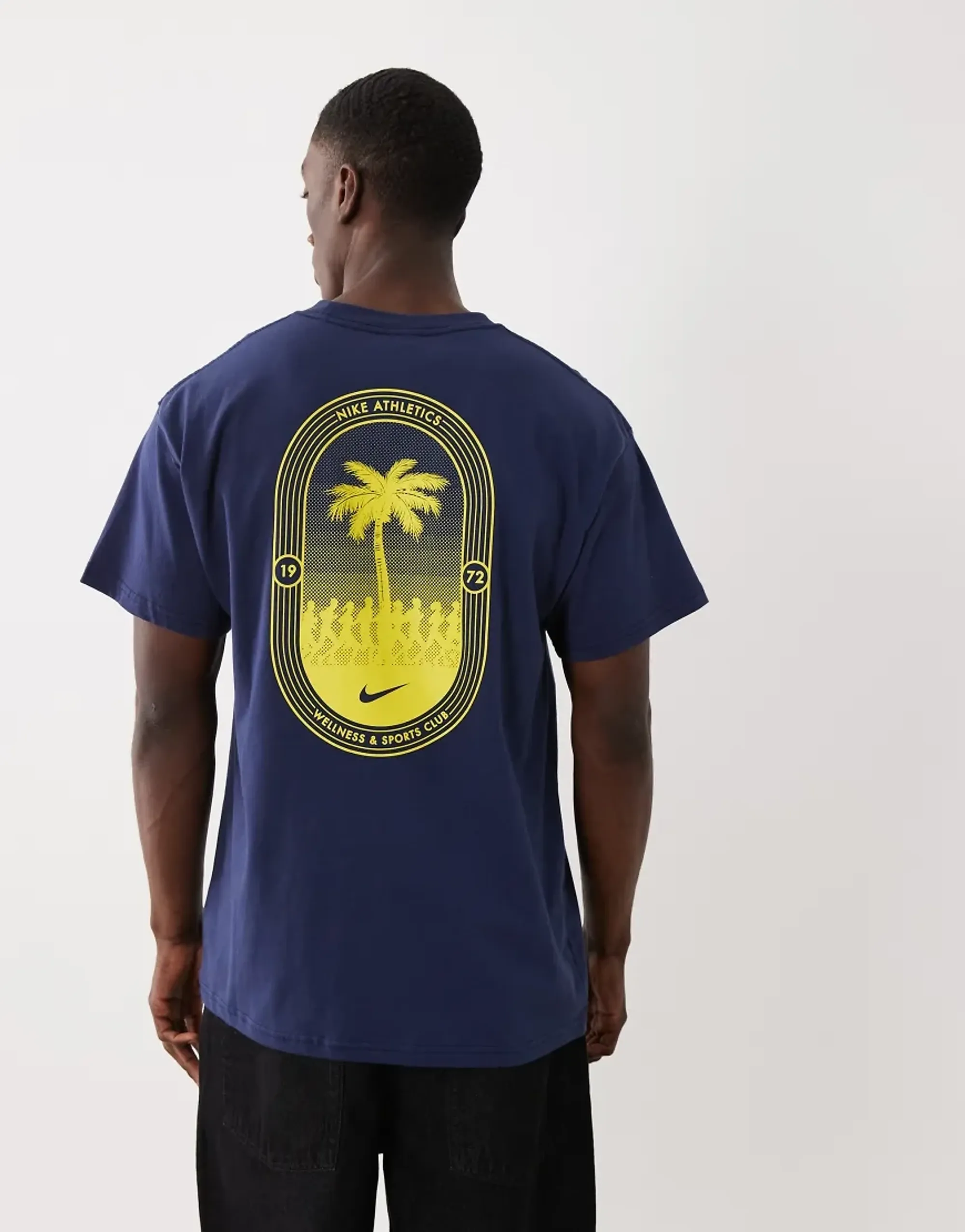 Nike Palm Springs T-Shirt - Blue - Size M - Blue