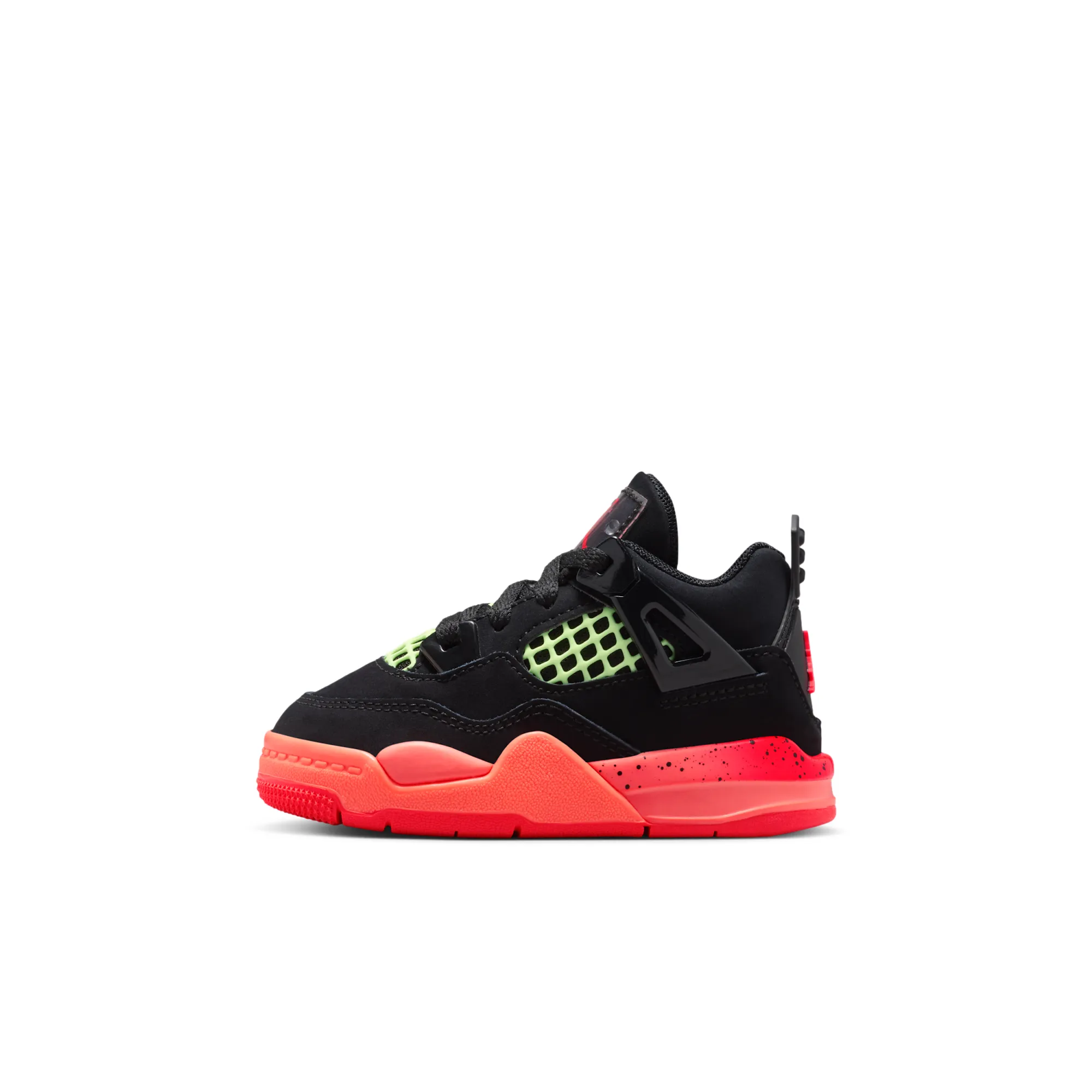 Nike Jordan 4 Retro Baby/Toddler Shoes - Black