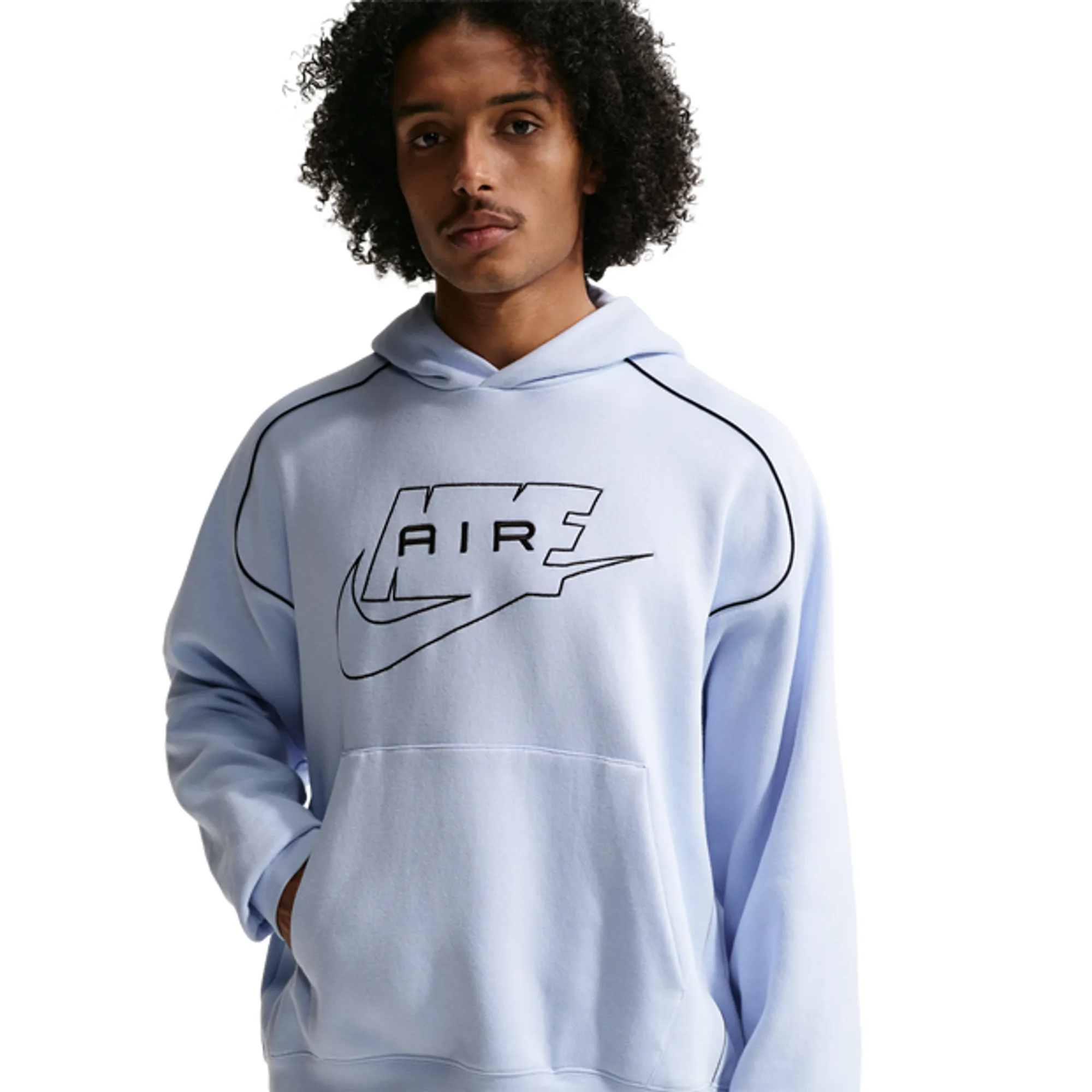 Nike  Men Hoodies - Blue