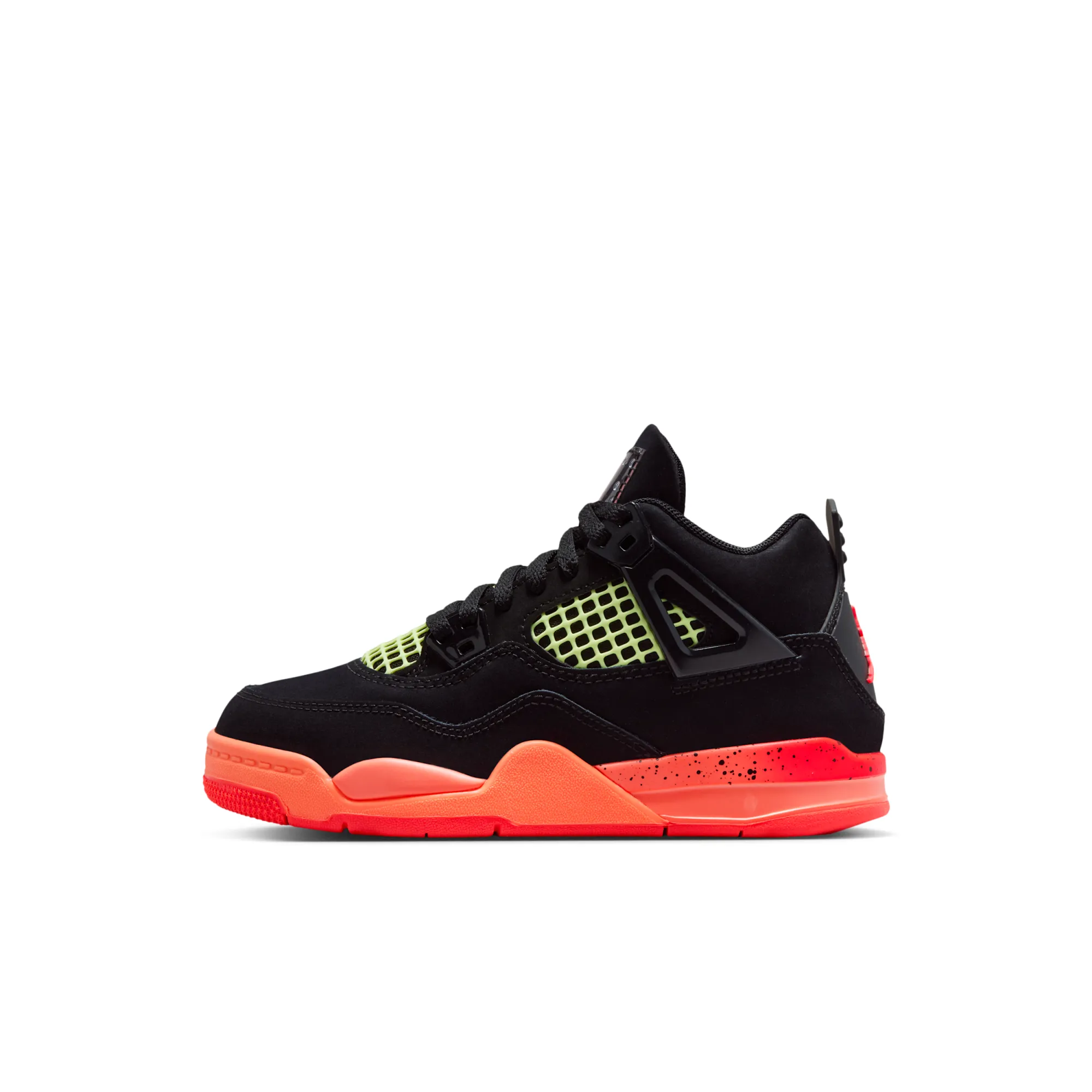 Nike Jordan 4 Retro Younger Kids' Shoes - Black
