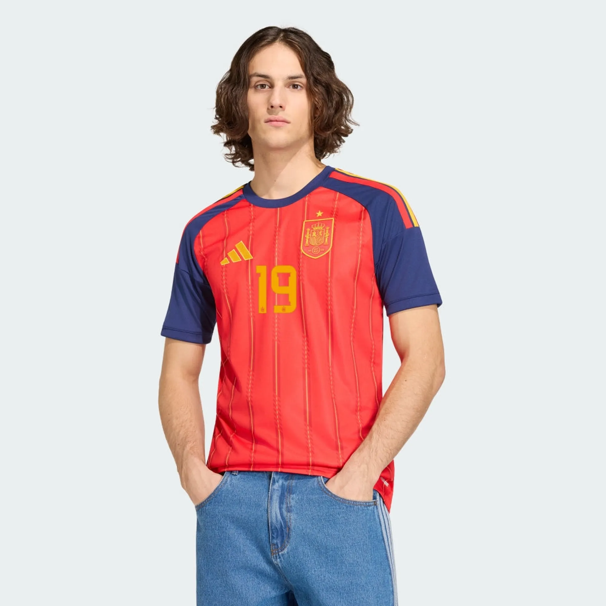 adidas Spain 26 Home Long Sleeve Jersey Lamine Yamal