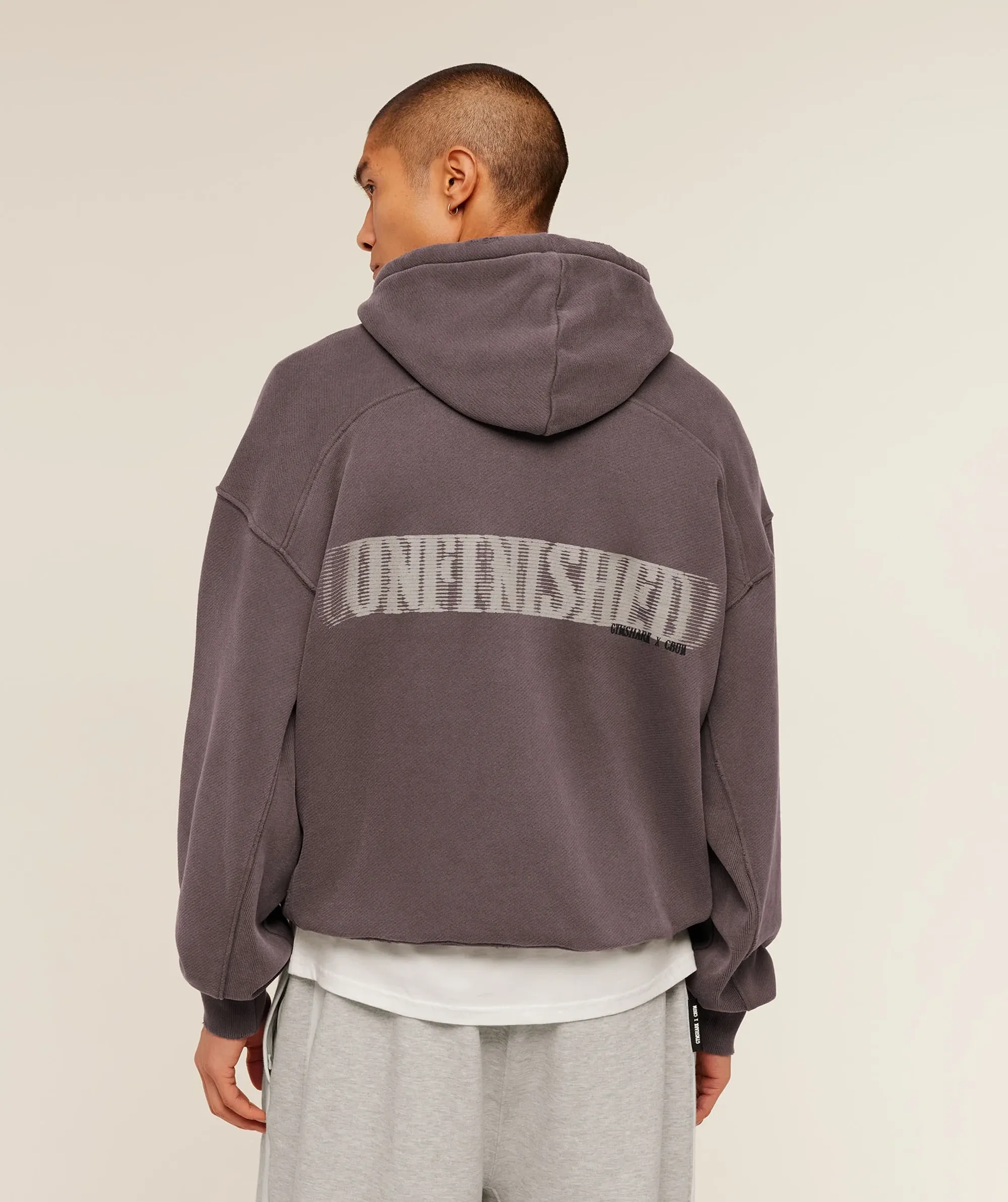 Gymshark x CBUM Washed Hoodie - Greyed Purple